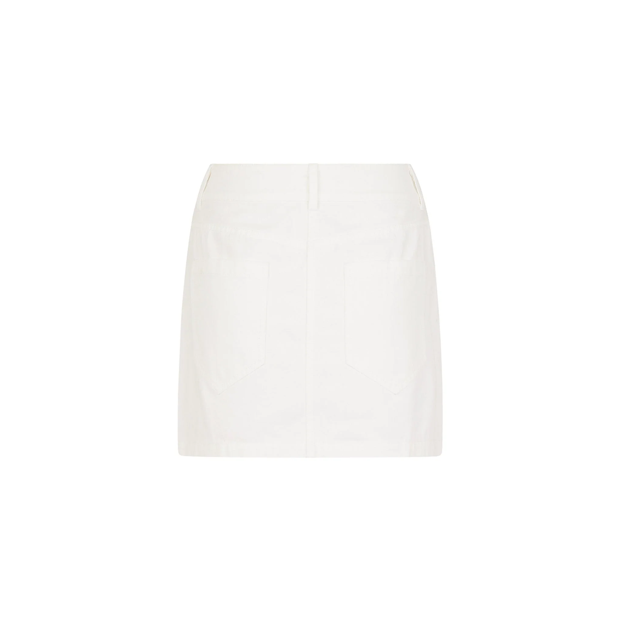 Applique Jean Mini Skirt - Chantilly Denim - Image 11