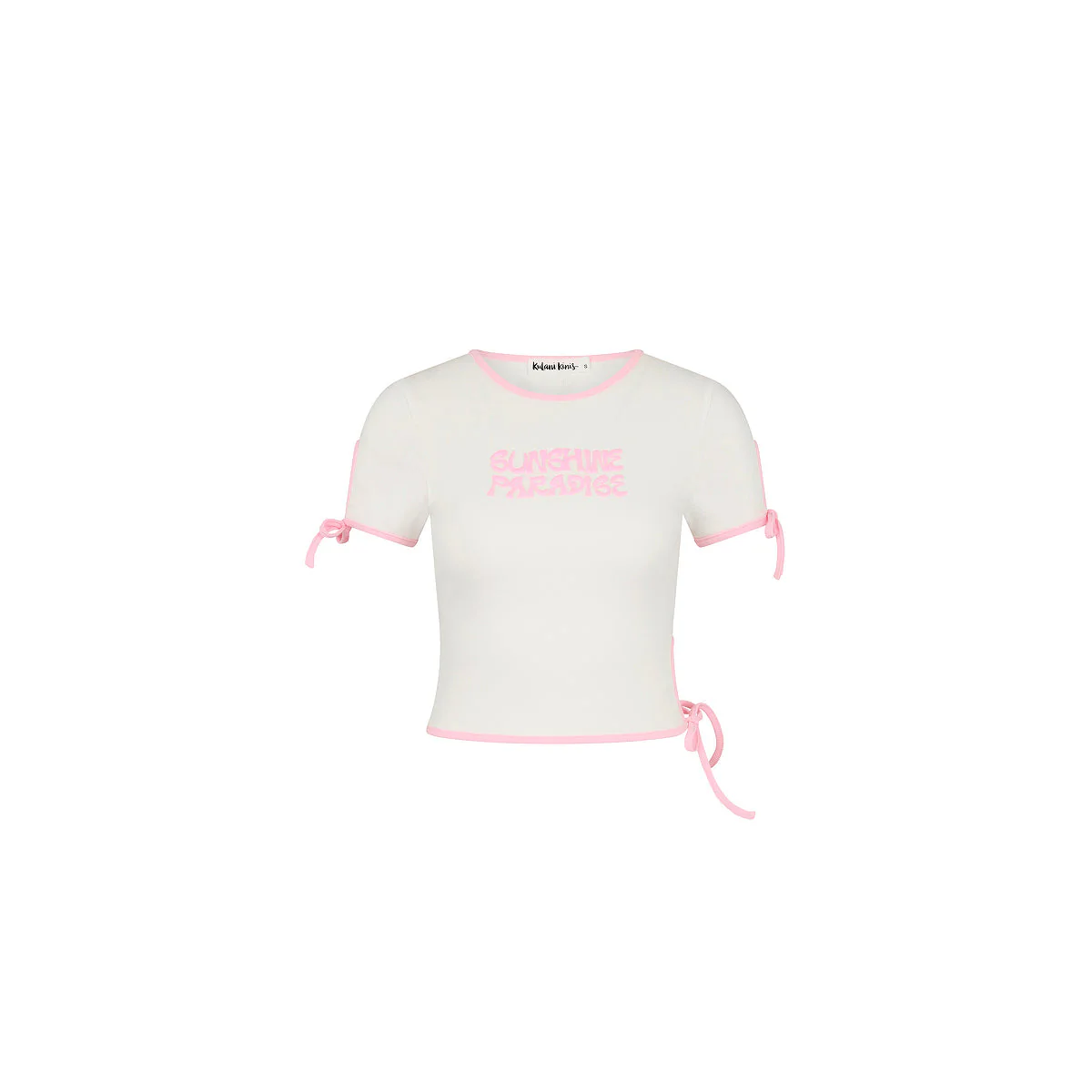 Baby Cut Out Tee - Pocket Pink