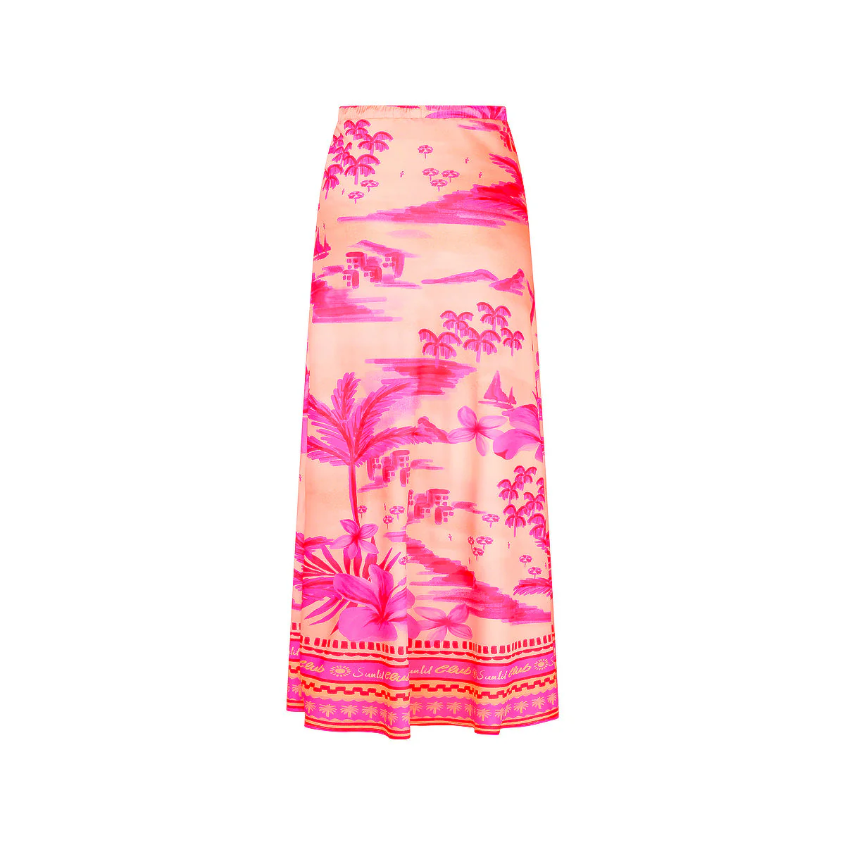 Bias Drawstring Maxi Skirt - Sippin Pretty - Image 10