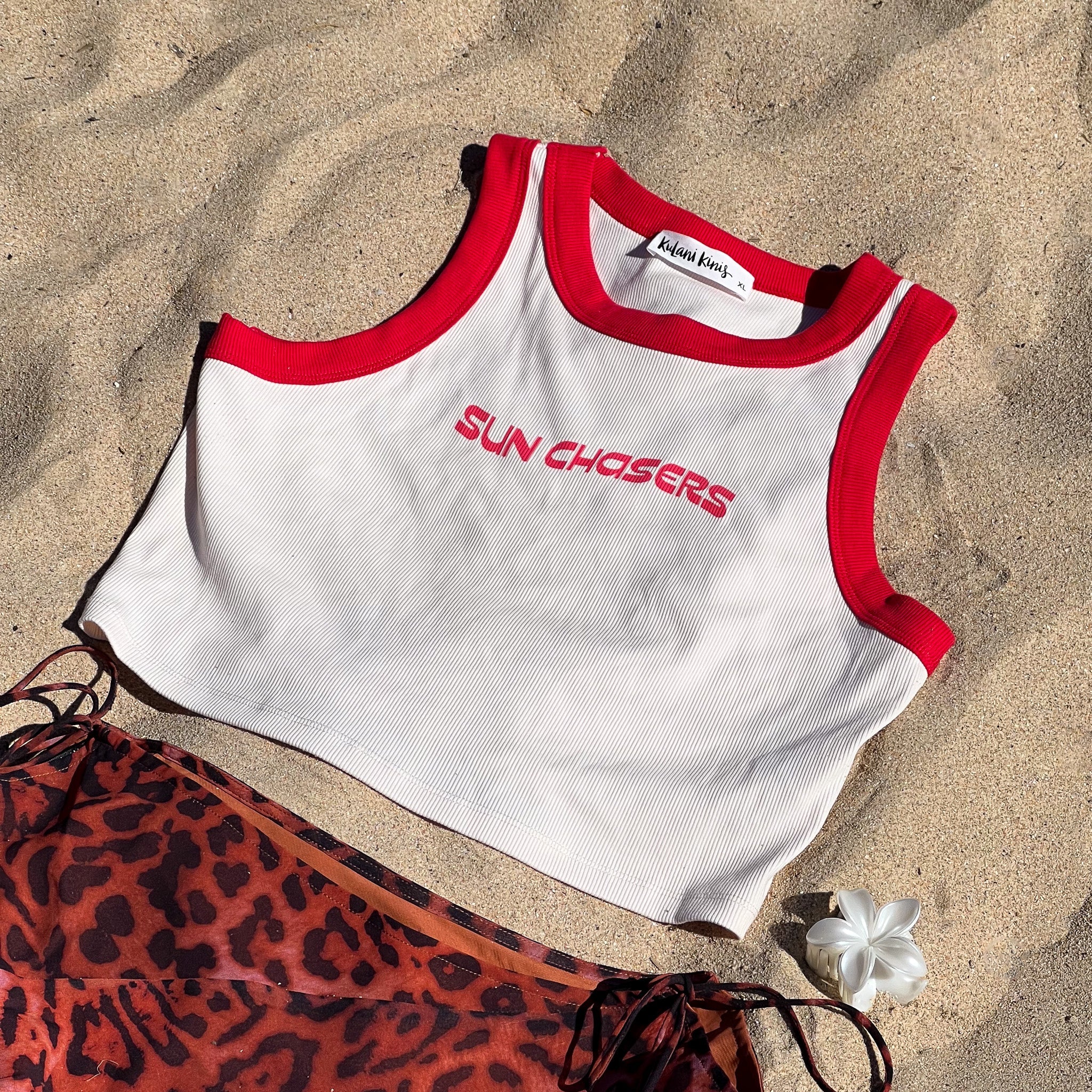 Bind Crop Tank Top - Samba Berry - Image 5