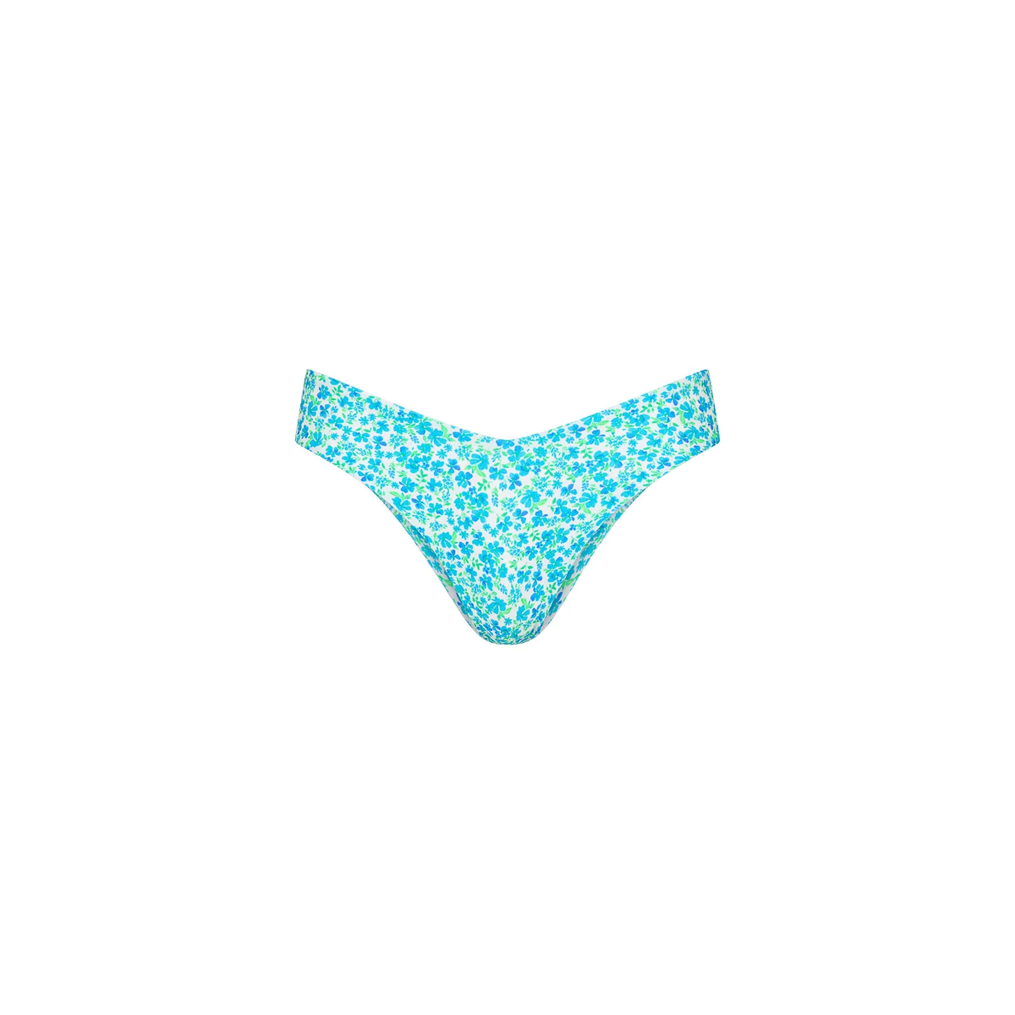 Cheeky V Bikini Bottom - Ocean Aura