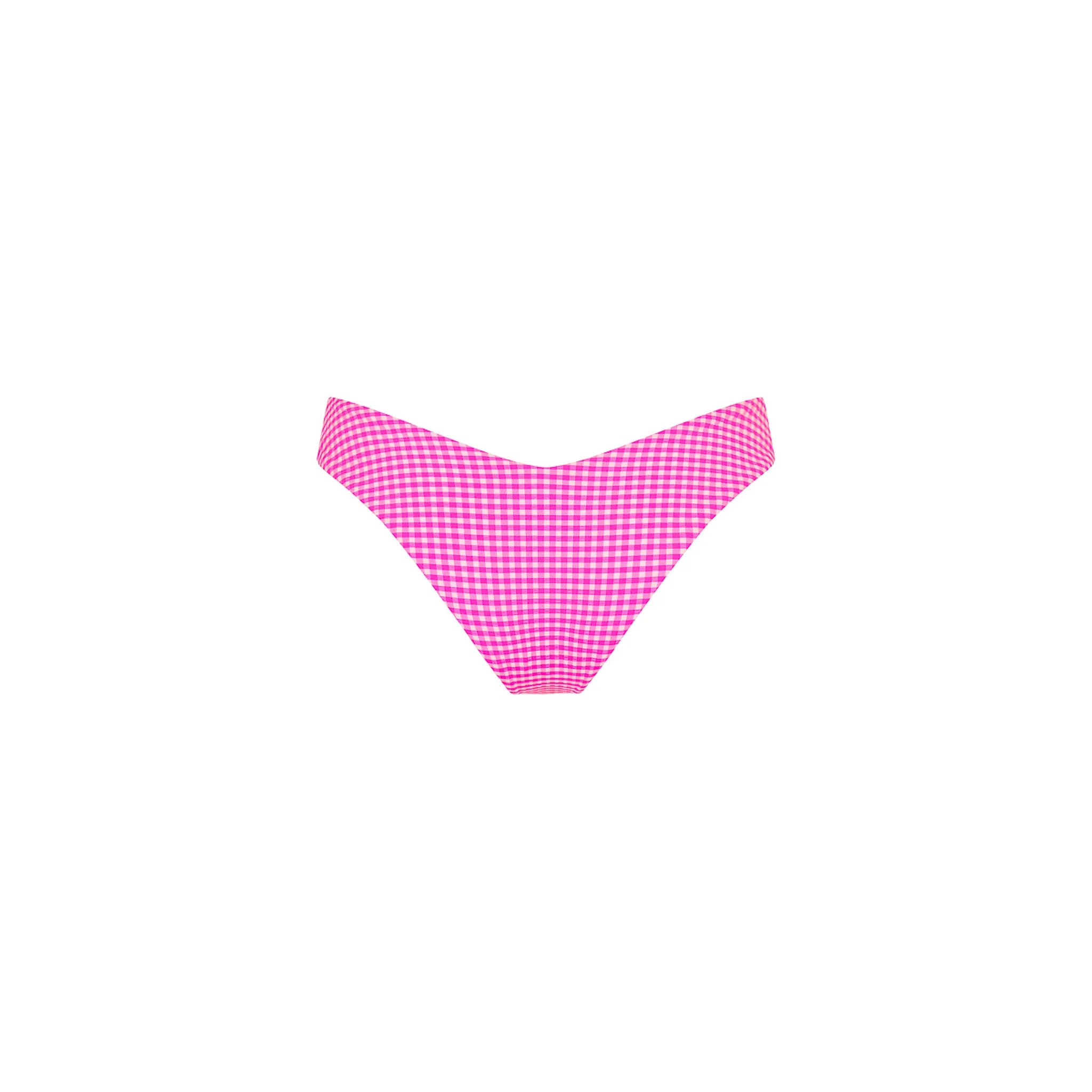 Cheeky V Bikini Bottom - Pink Diva - Image 8