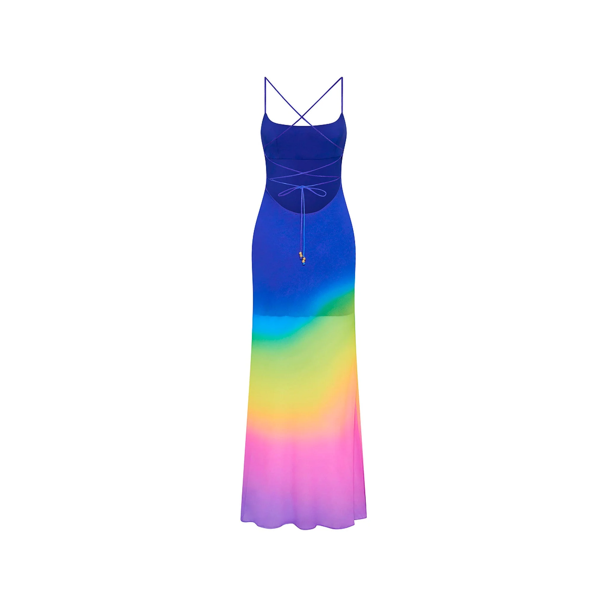 Chiffon Maxi Dress - Moon Washed - Image 10