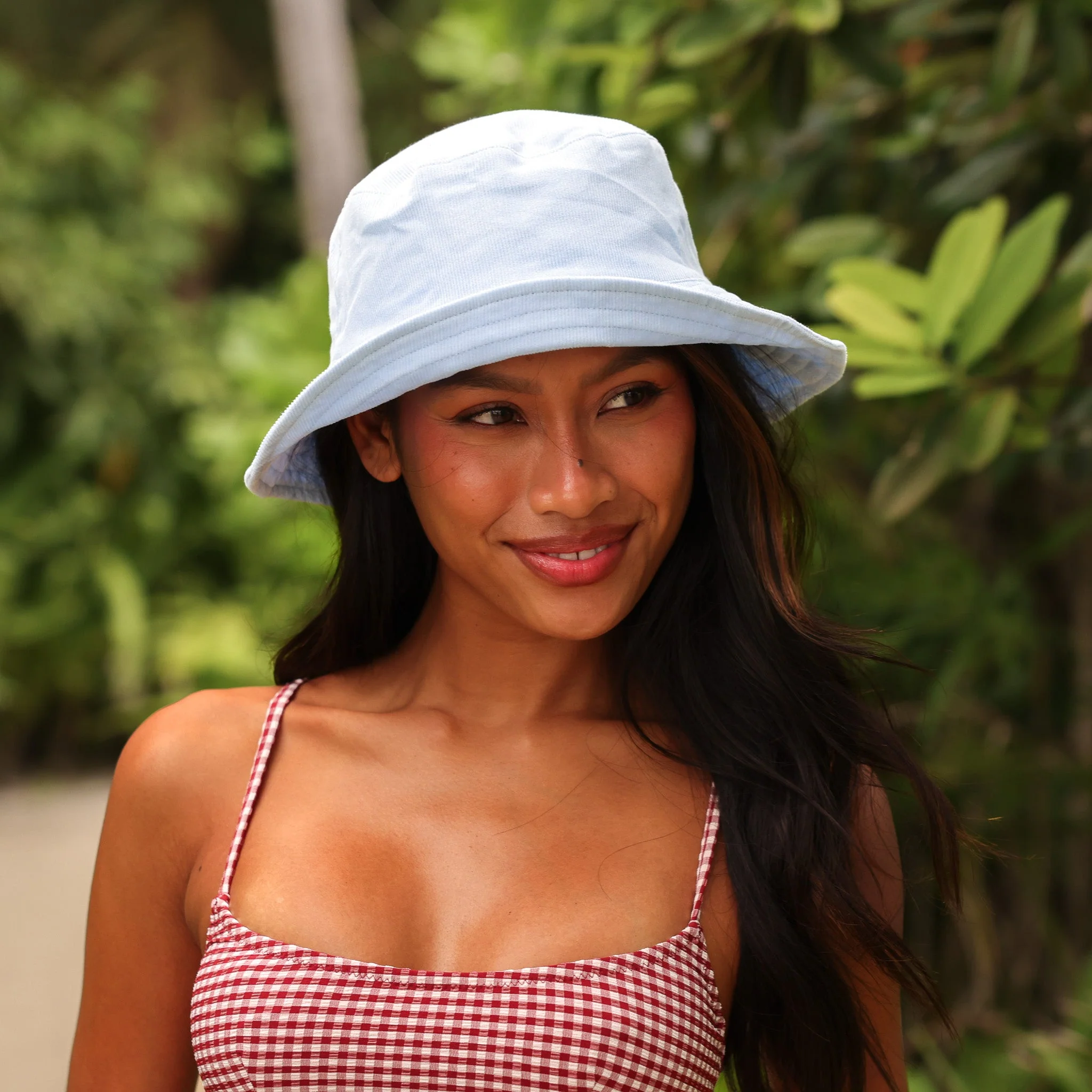 Corduroy Bucket Hat - Blue Oasis - Image 2