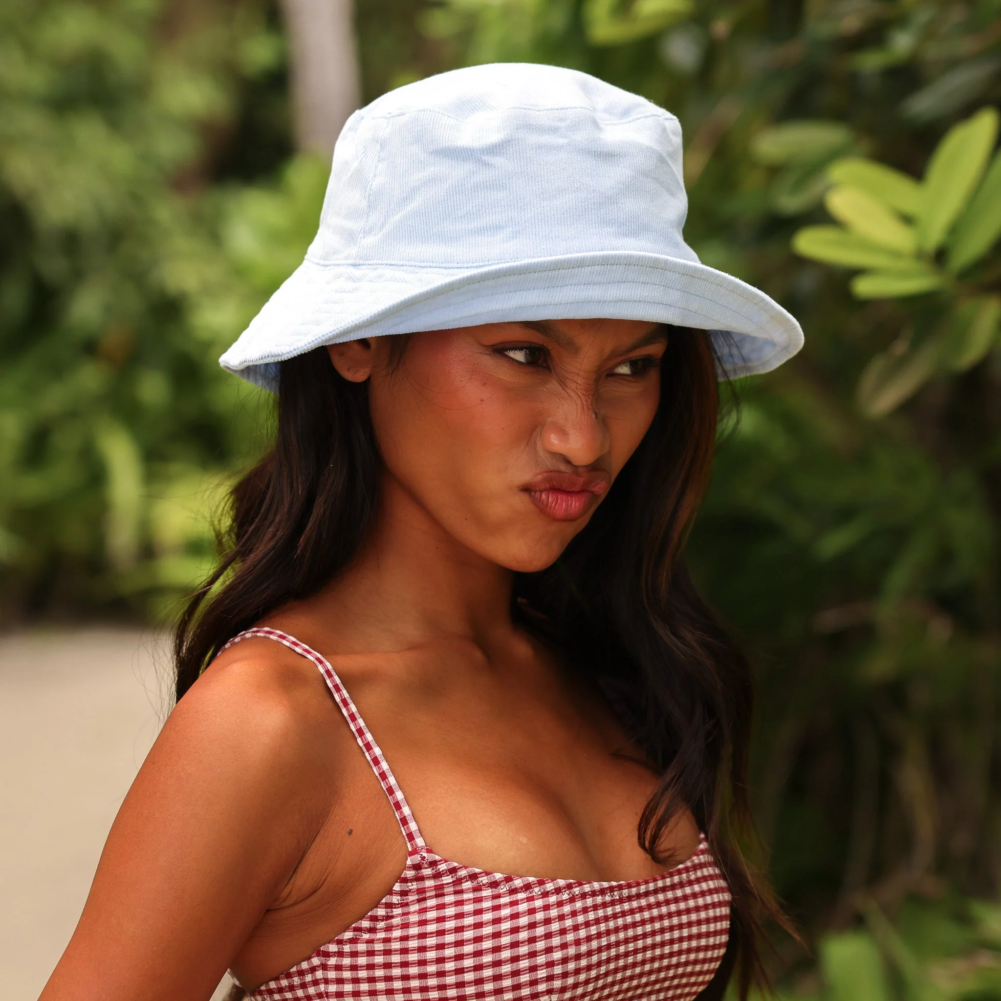 Corduroy Bucket Hat - Blue Oasis - Image 5