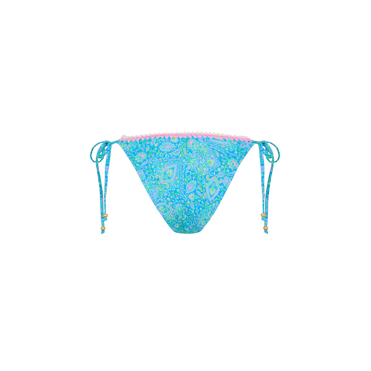 Crochet Dipped Cheeky Tie Bikini Bottom - Stargaze - Image 8