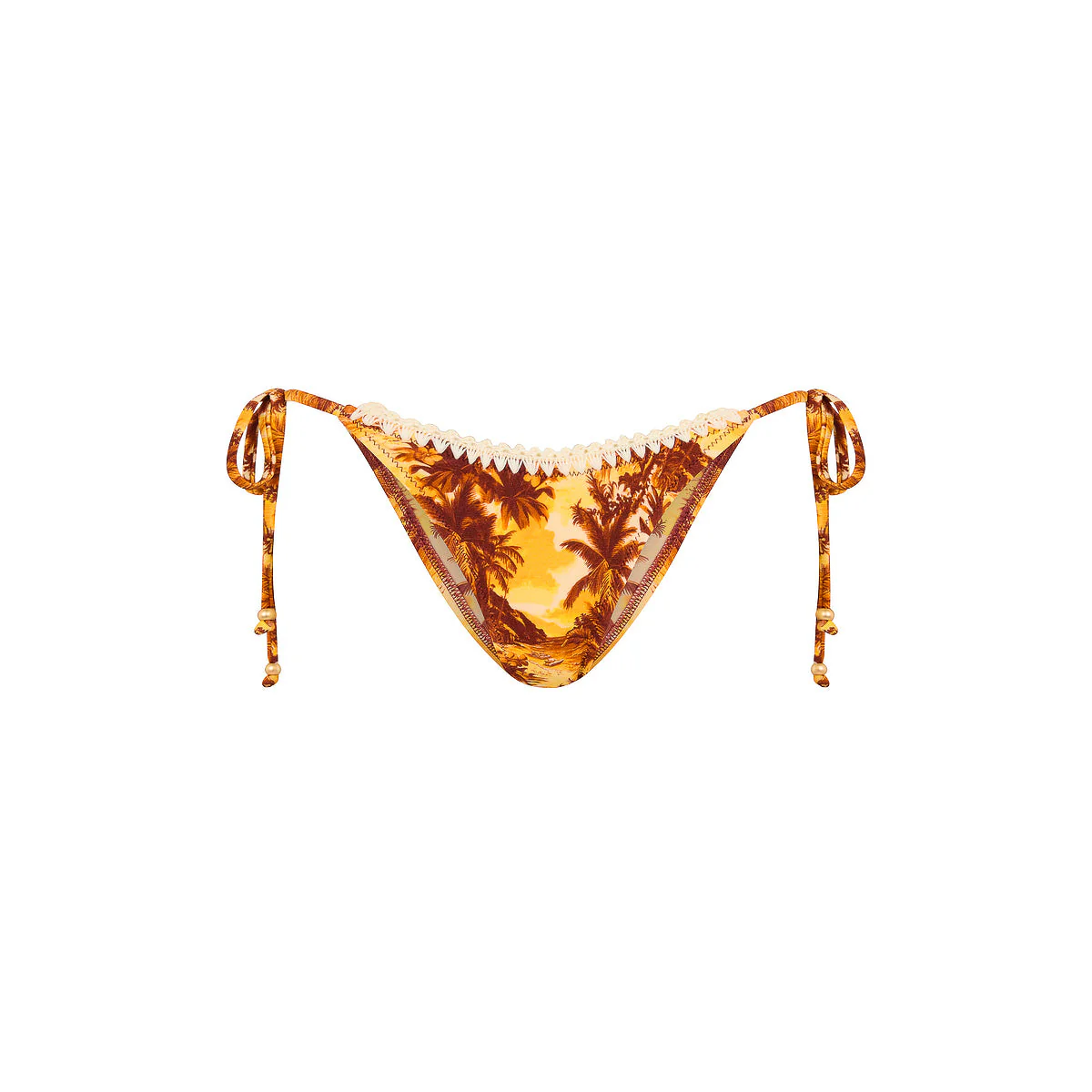 Crochet Dipped Cheeky Tie Bikini Bottom - Vintage Vacay