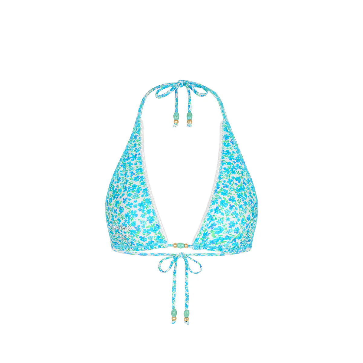 Decorative Bind Halter Bikini Top - Ocean Aura - Image 8