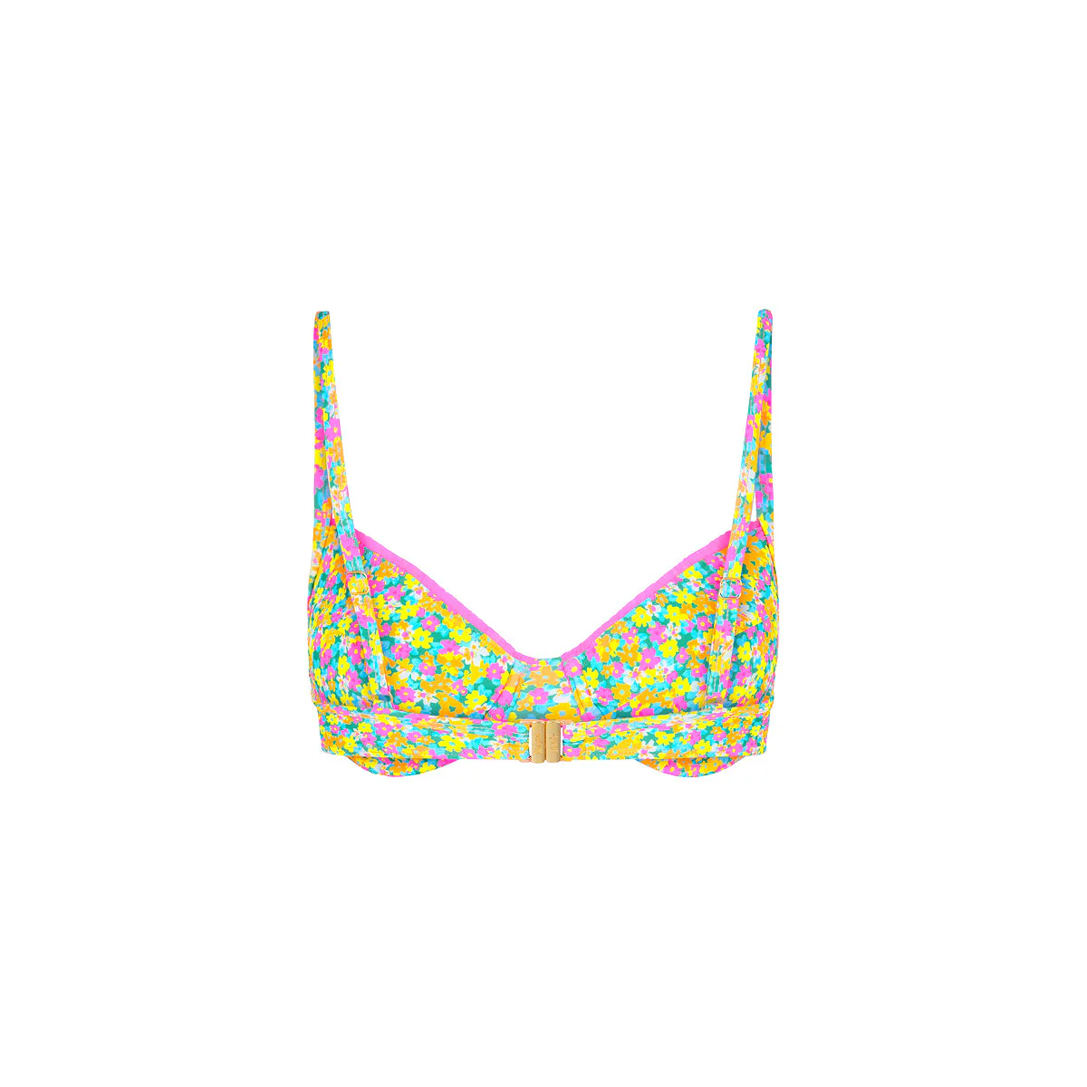 Decorative Ditzy Underwire Bikini Top - Hula Honey - Image 8
