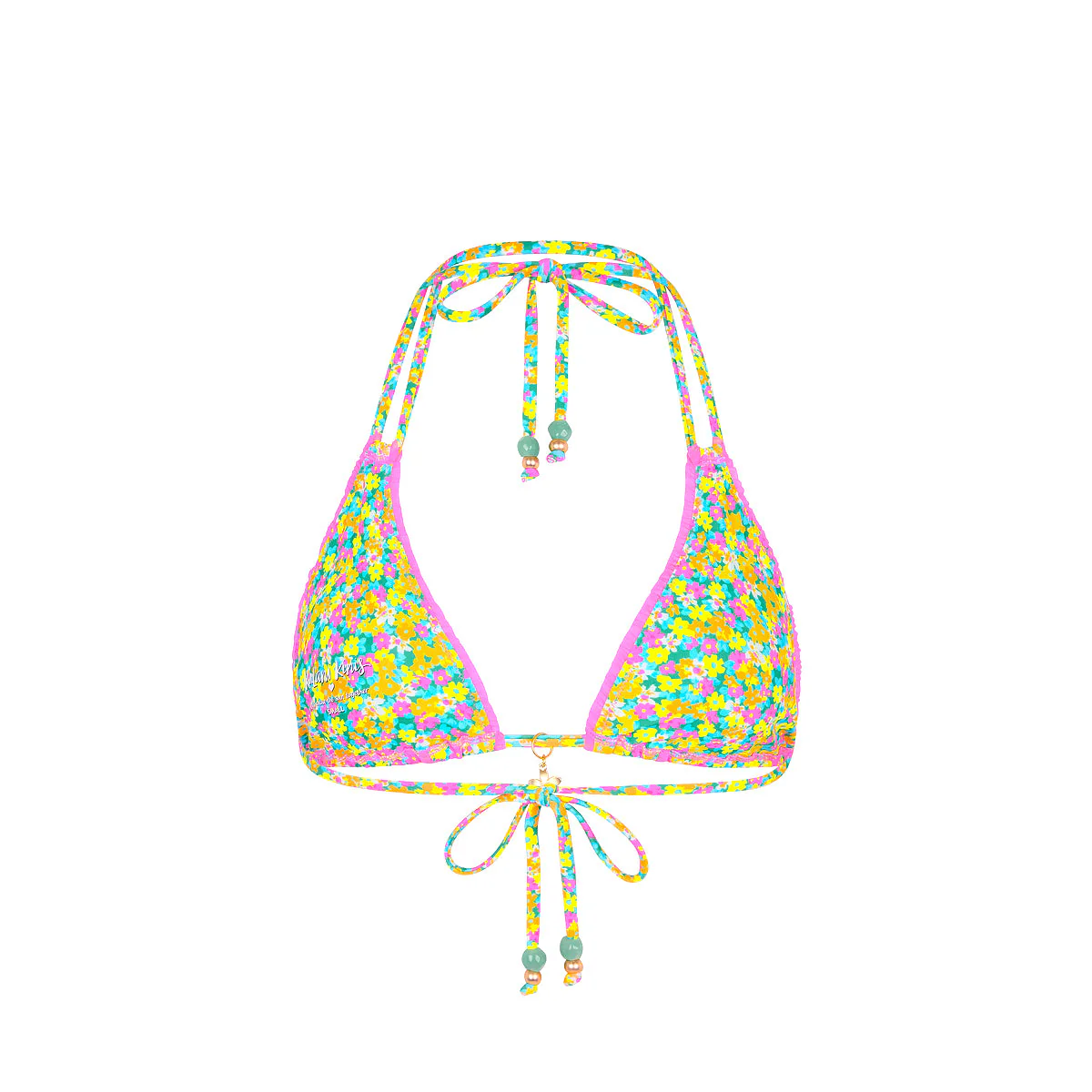 Decorative Panel Halter Bikini Top - Hula Honey - Image 7
