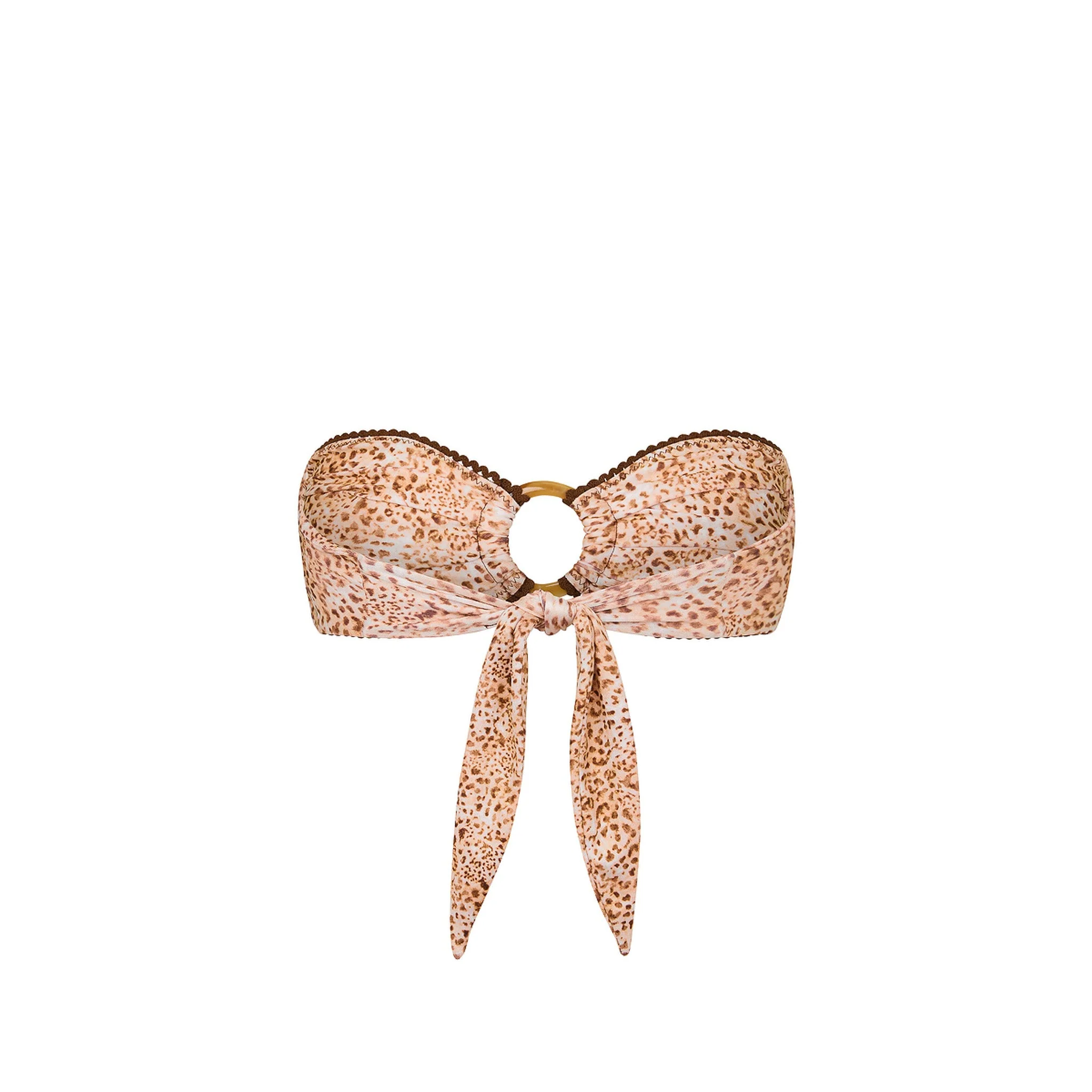 Decorative Strapless Bikini Top - Wild Skies - Image 10