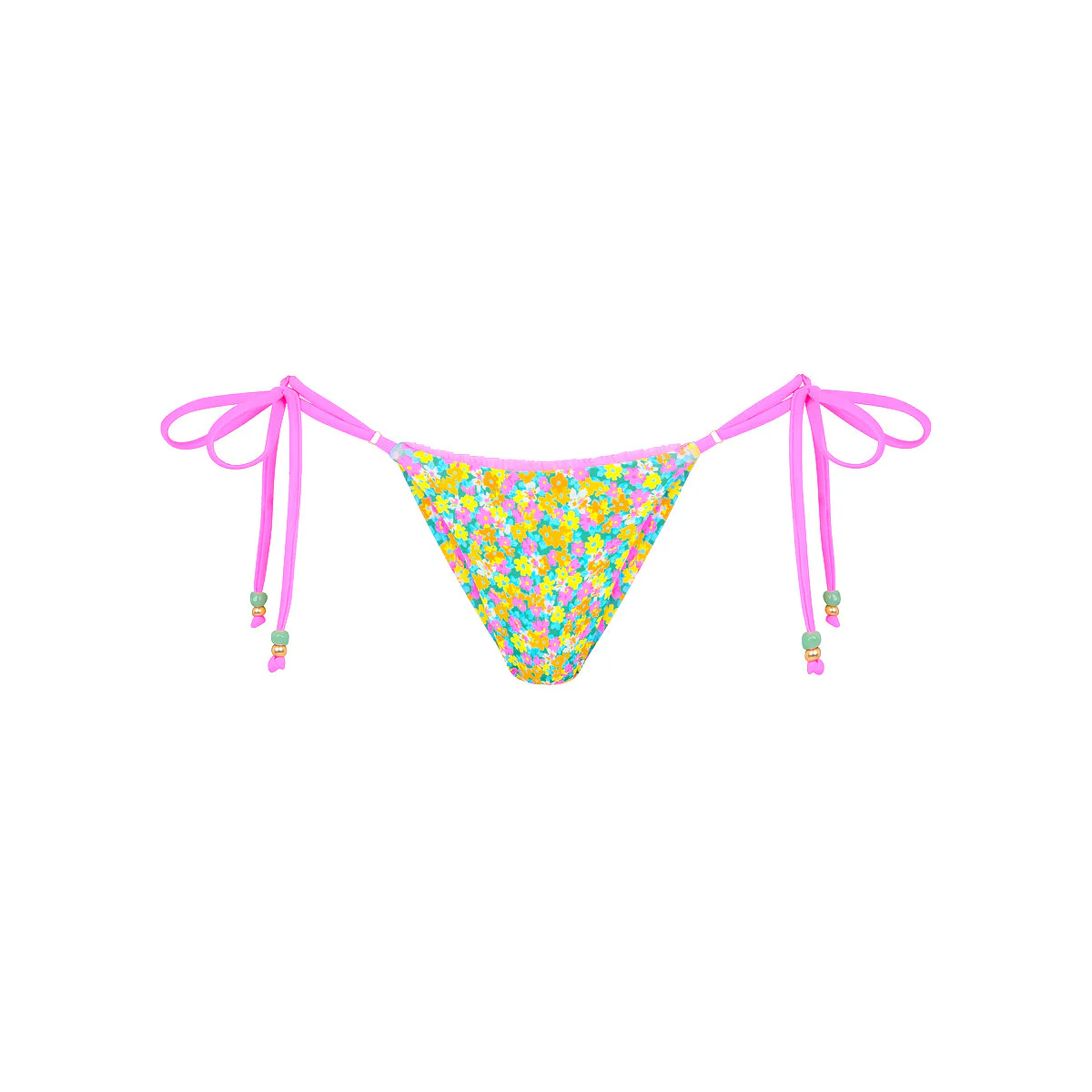 Decorative Thong Tie Side Bikini Bottom - Hula Honey