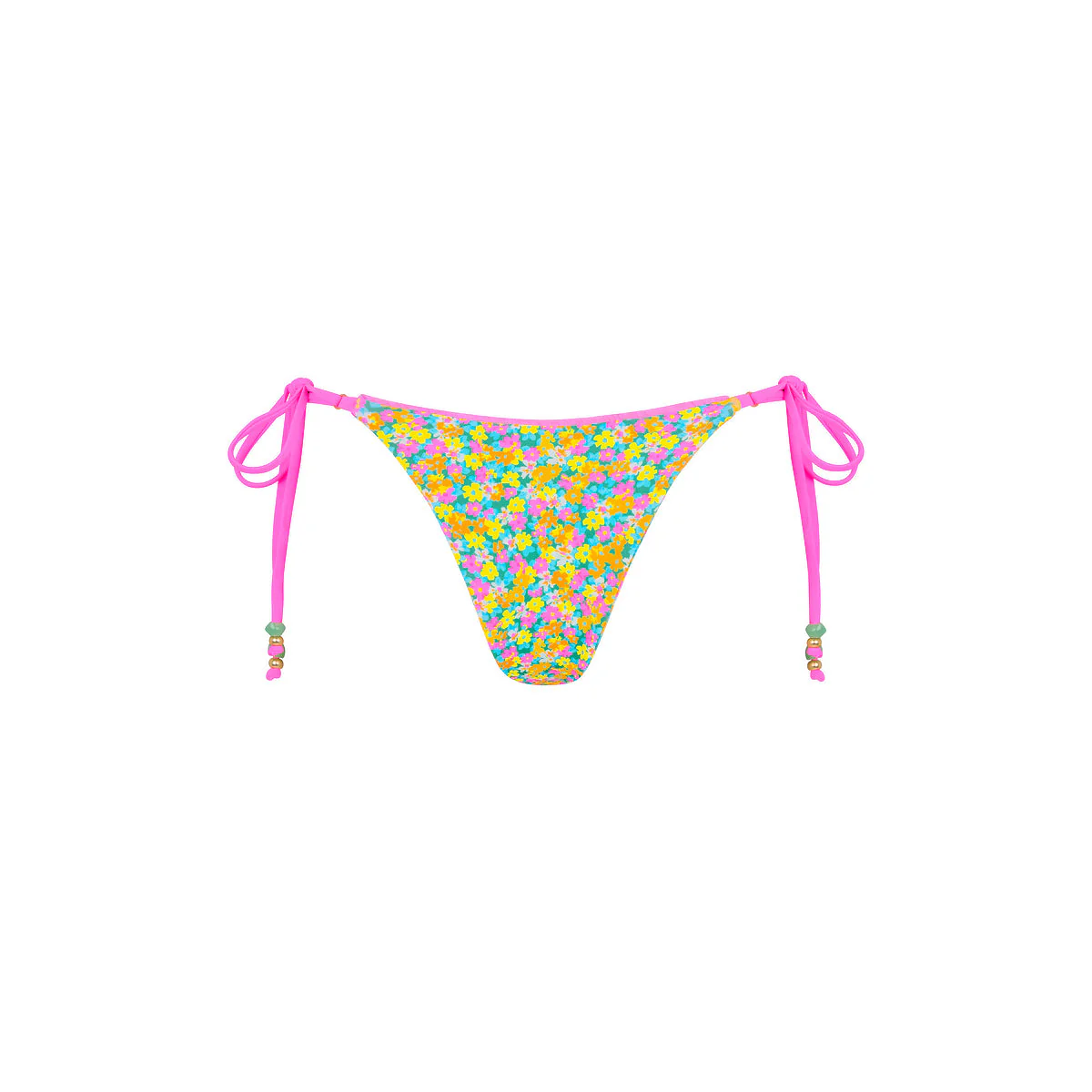 Decorative Thong Tie Side Bikini Bottom - Hula Honey - Image 6