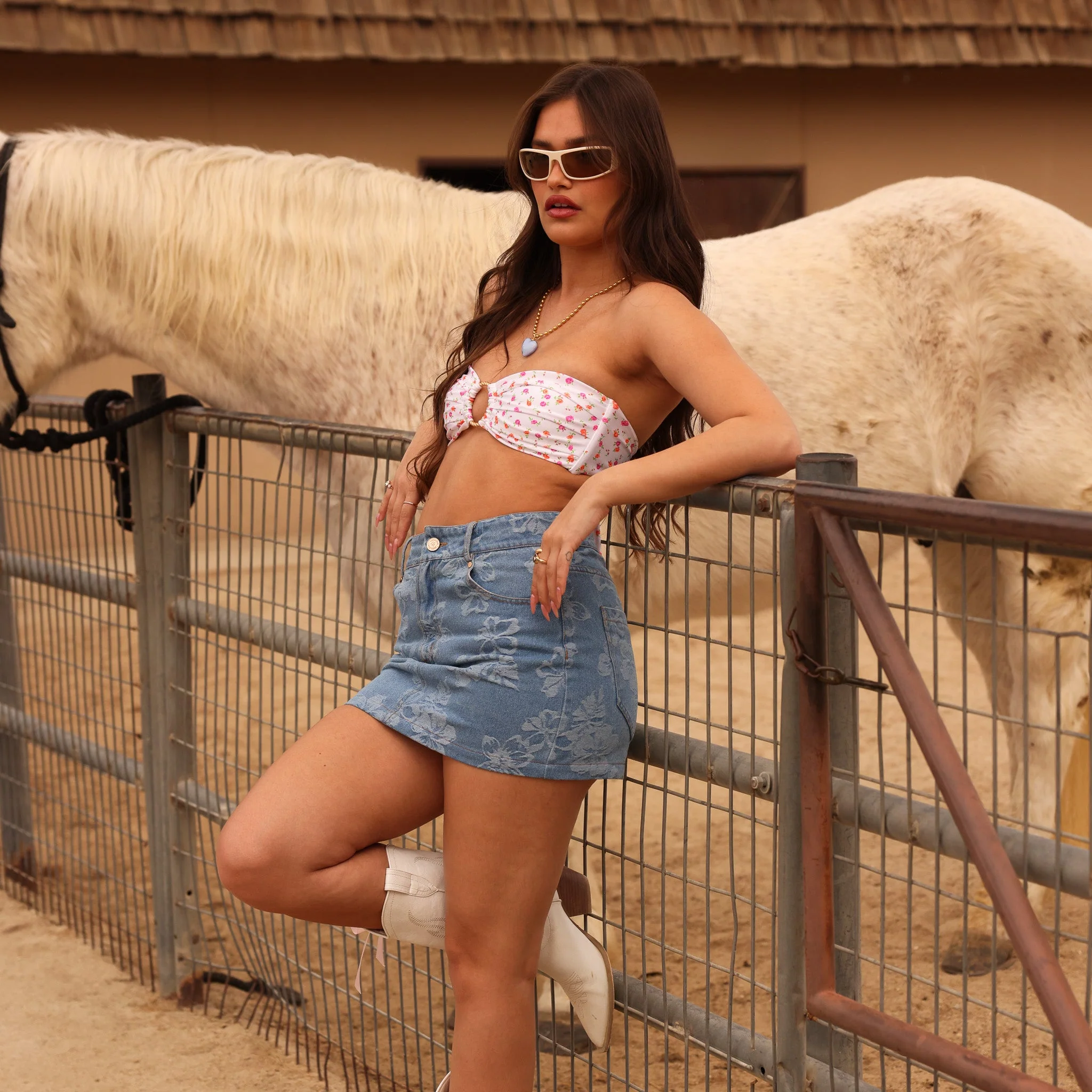 Denim Mini Skirt - Dixie Denim - Image 8