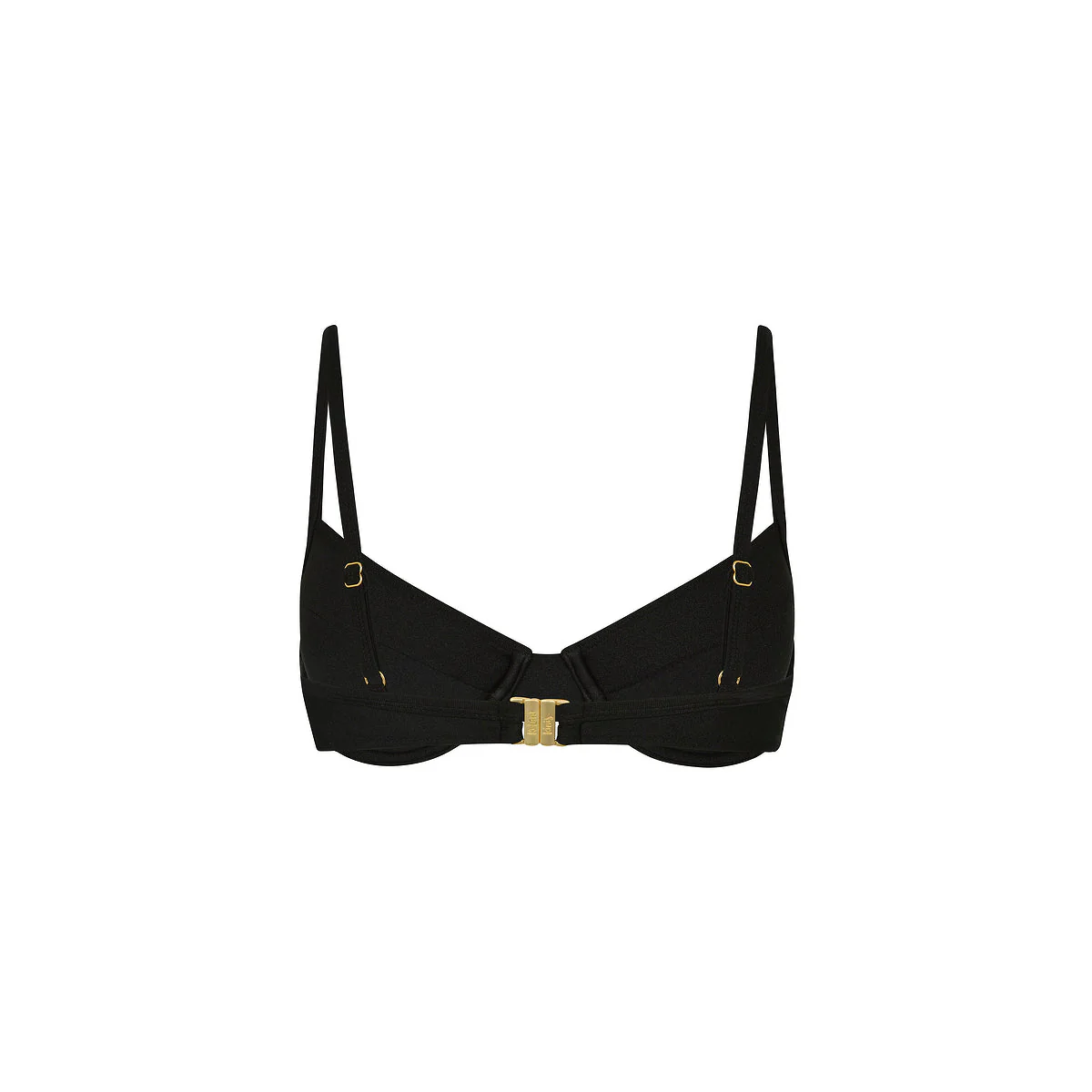Ditzy Underwire Bra Bikini Top - Twilight Black - Image 9