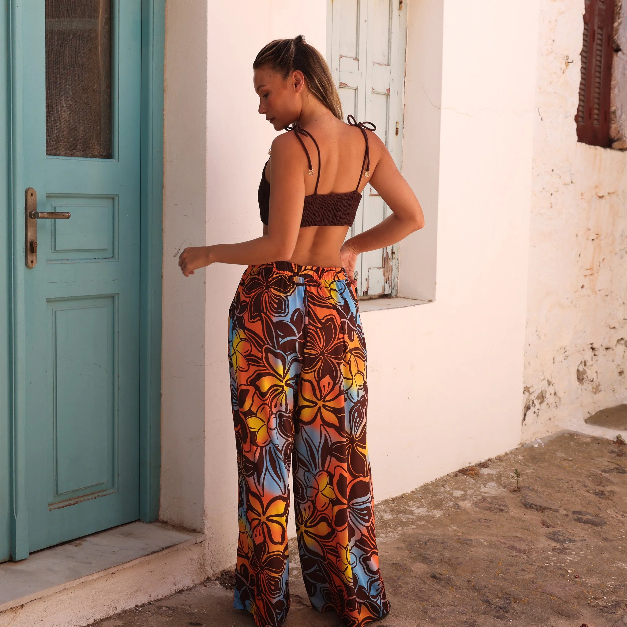 Drawstring Resort Pants - Frangipani Fizz - Image 5