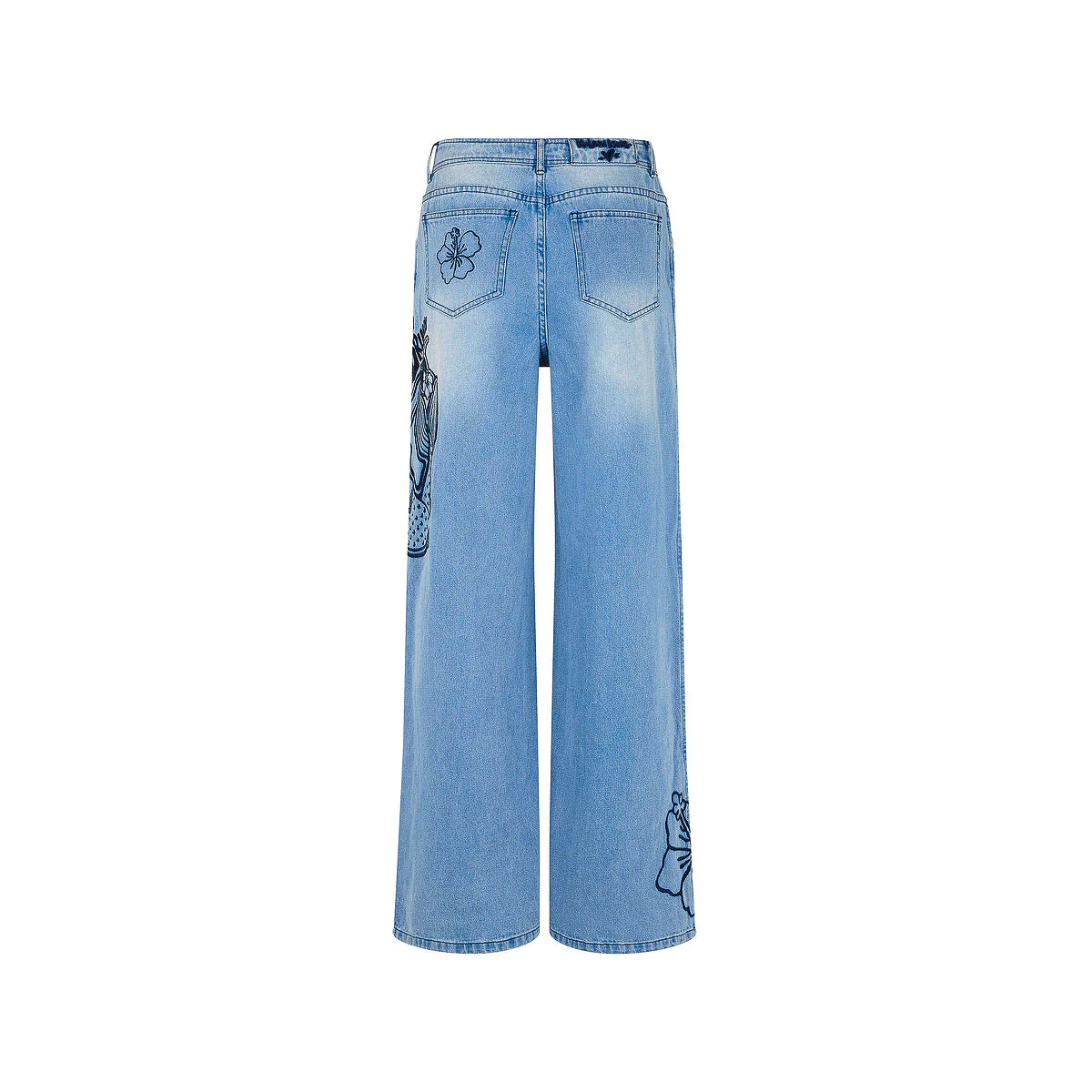 Embroidered Straight Leg Jean - Sun Drunk - Image 8