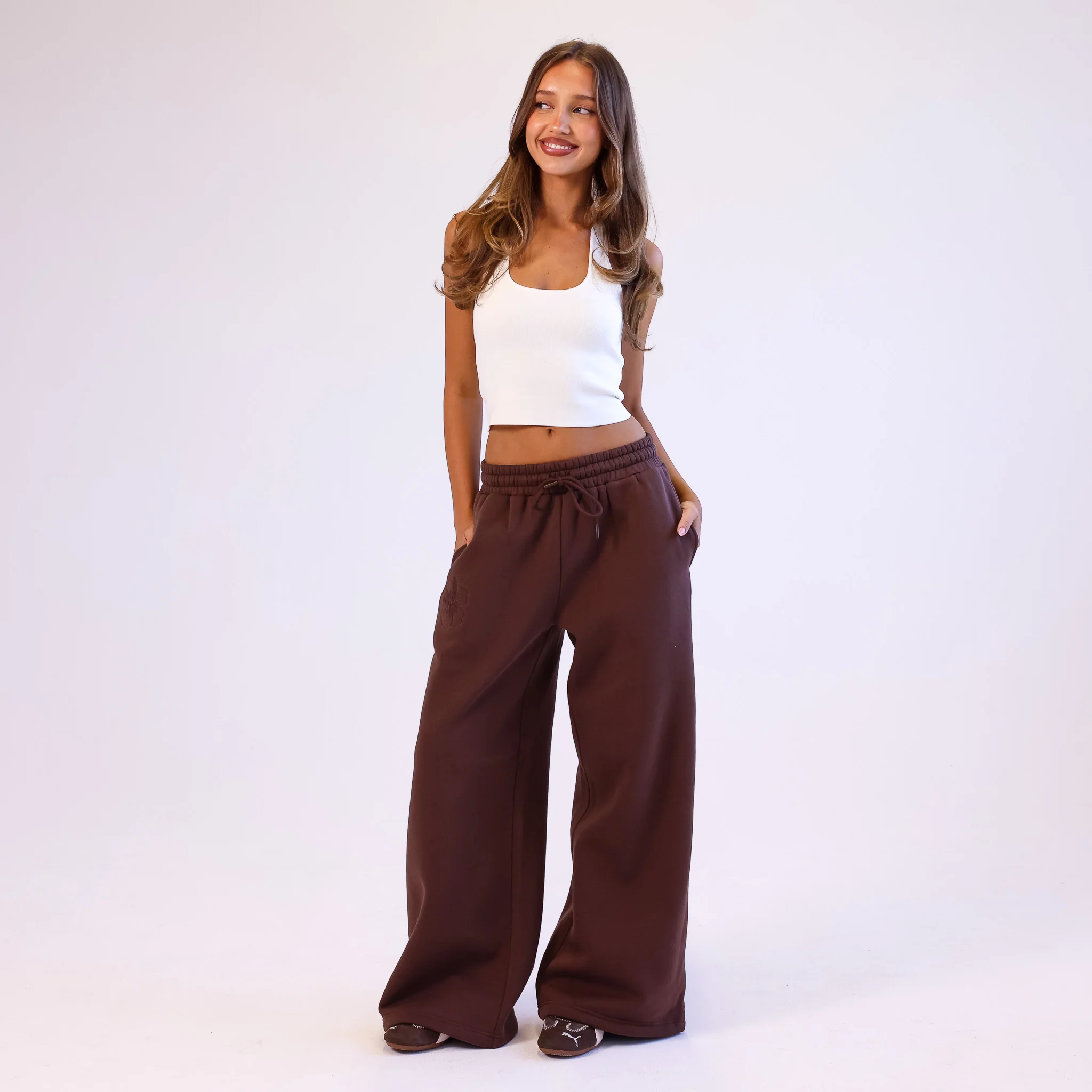 Embroidered Track Pants - Coco - Image 4