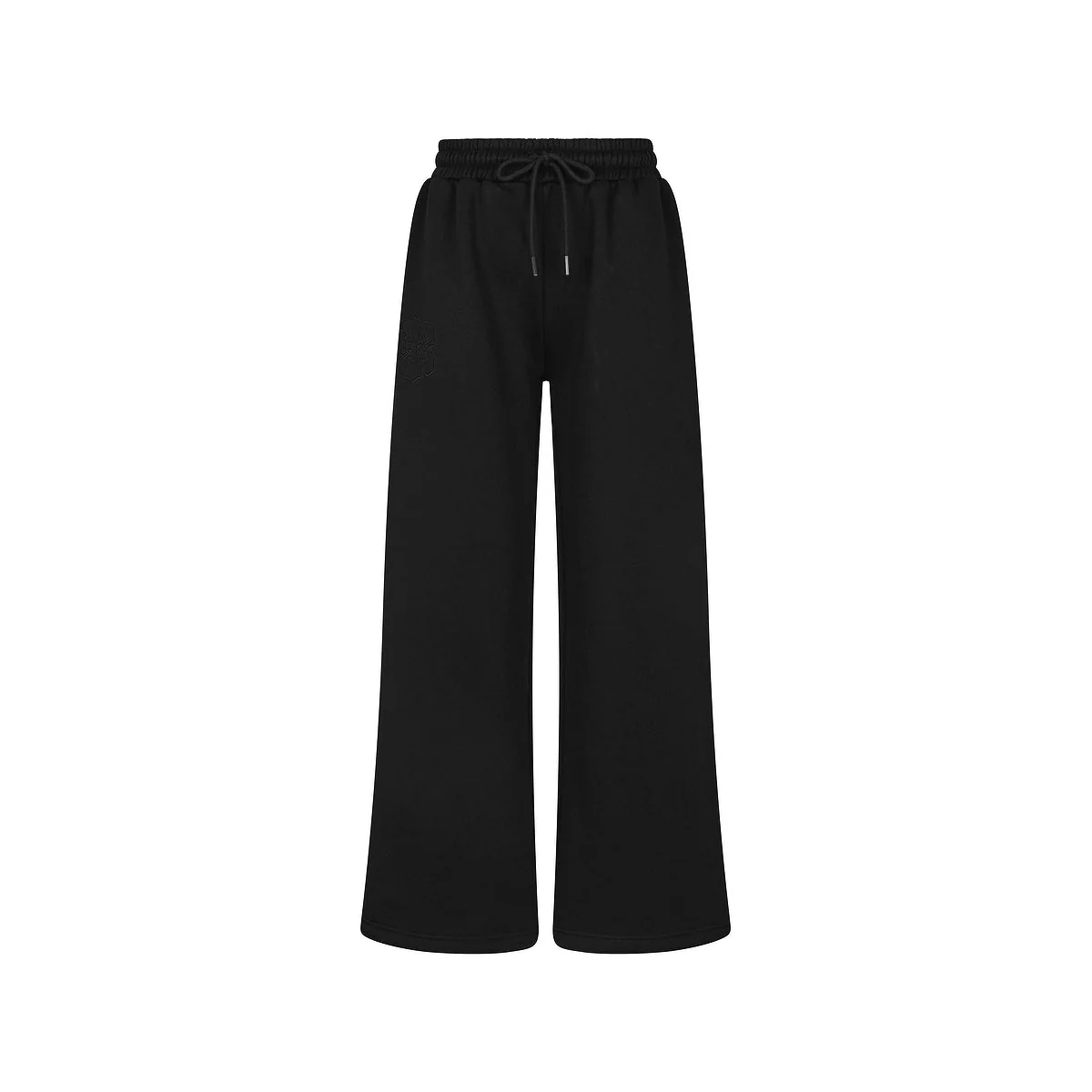 Embroidered Track Pants - Twilight Black