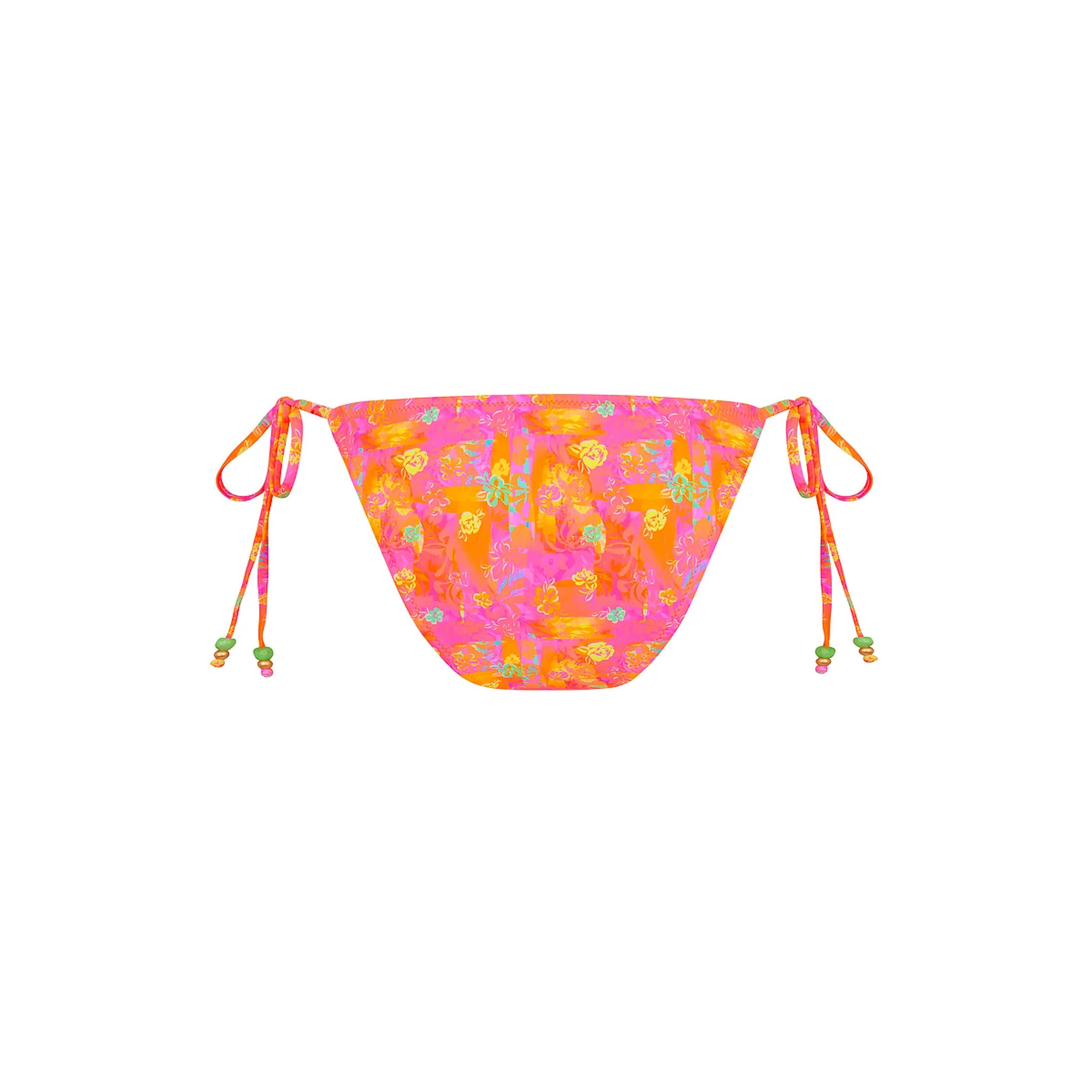 Full Coverage Tie Bikini Bottom - Sunrise Kiss - Image 10