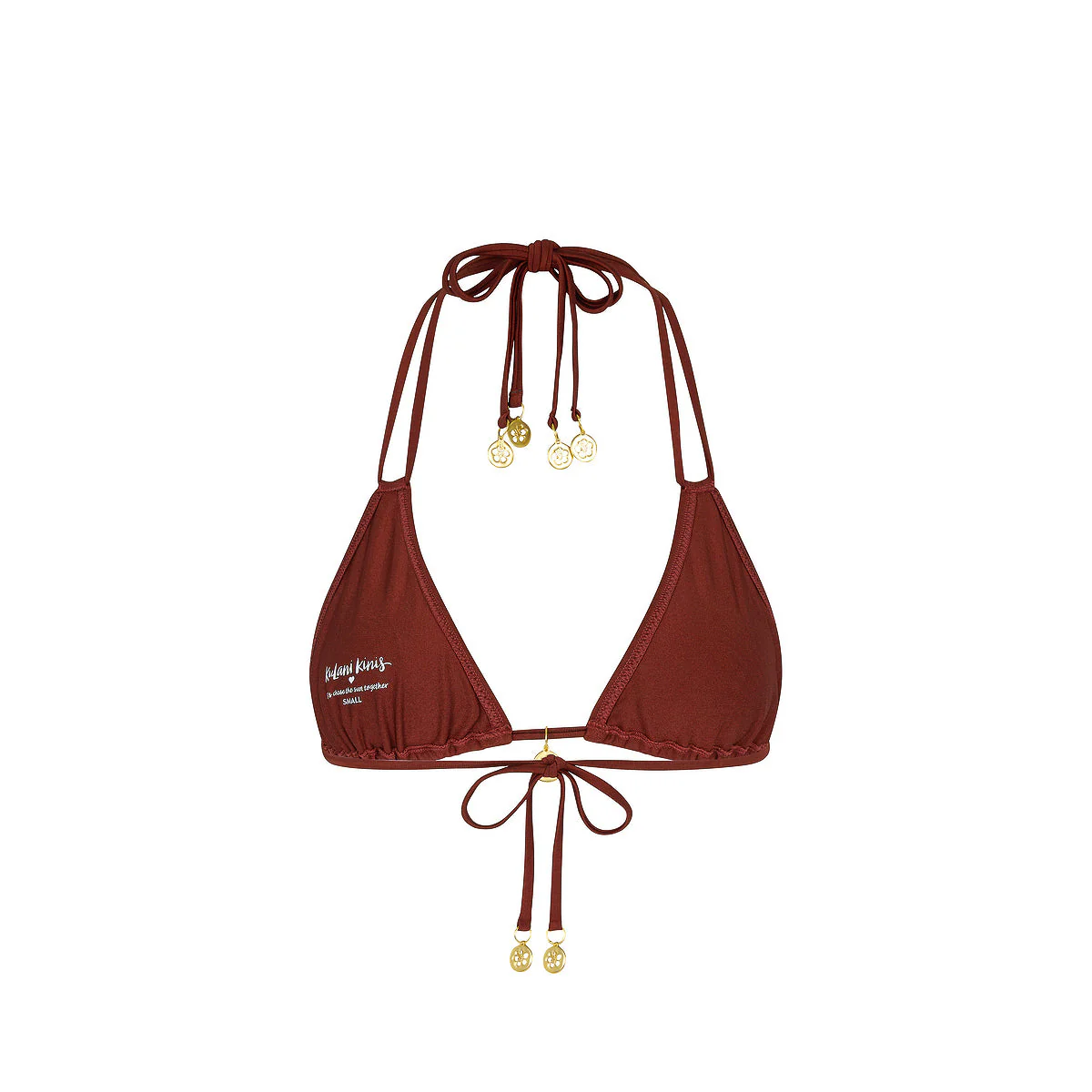 Halter Bralette Bikini Top - Cinnamon Sugar - Image 8