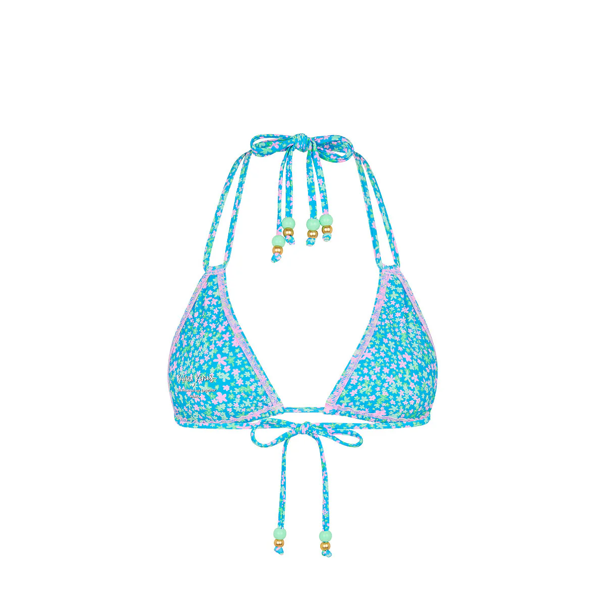Halter Bralette Bikini Top - Ocean Kisses - Image 8