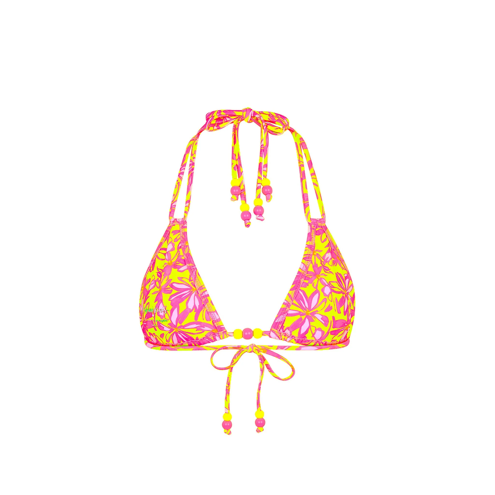 Halter Bralette Bikini Top - Sherbet Skies - Image 8