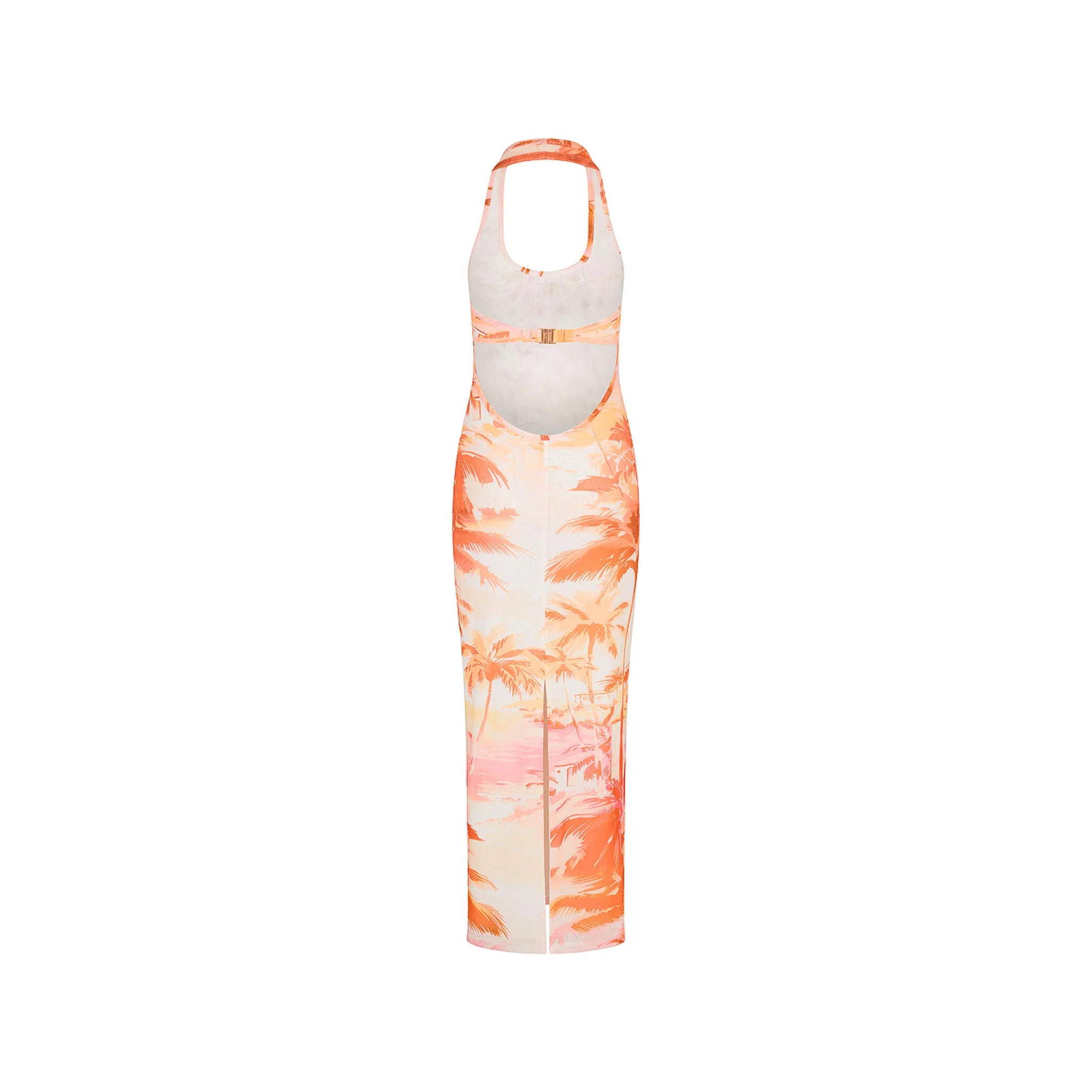 Halter Mesh Maxi Dress - Wild Skies - Image 10