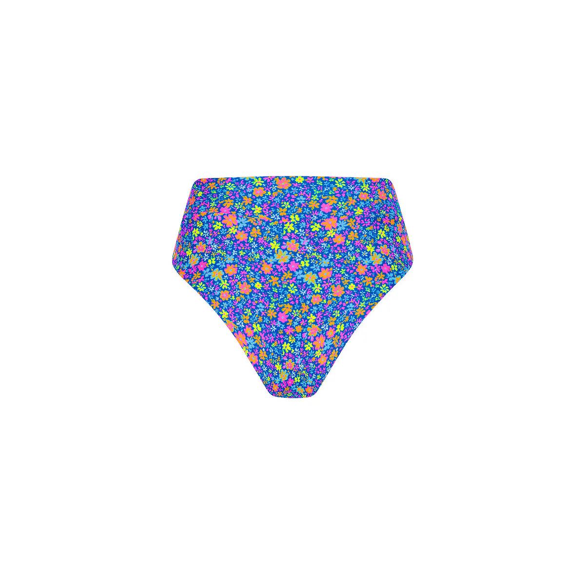 High Hip Cheeky Bikini Bottom - Electric Bloom - Image 11