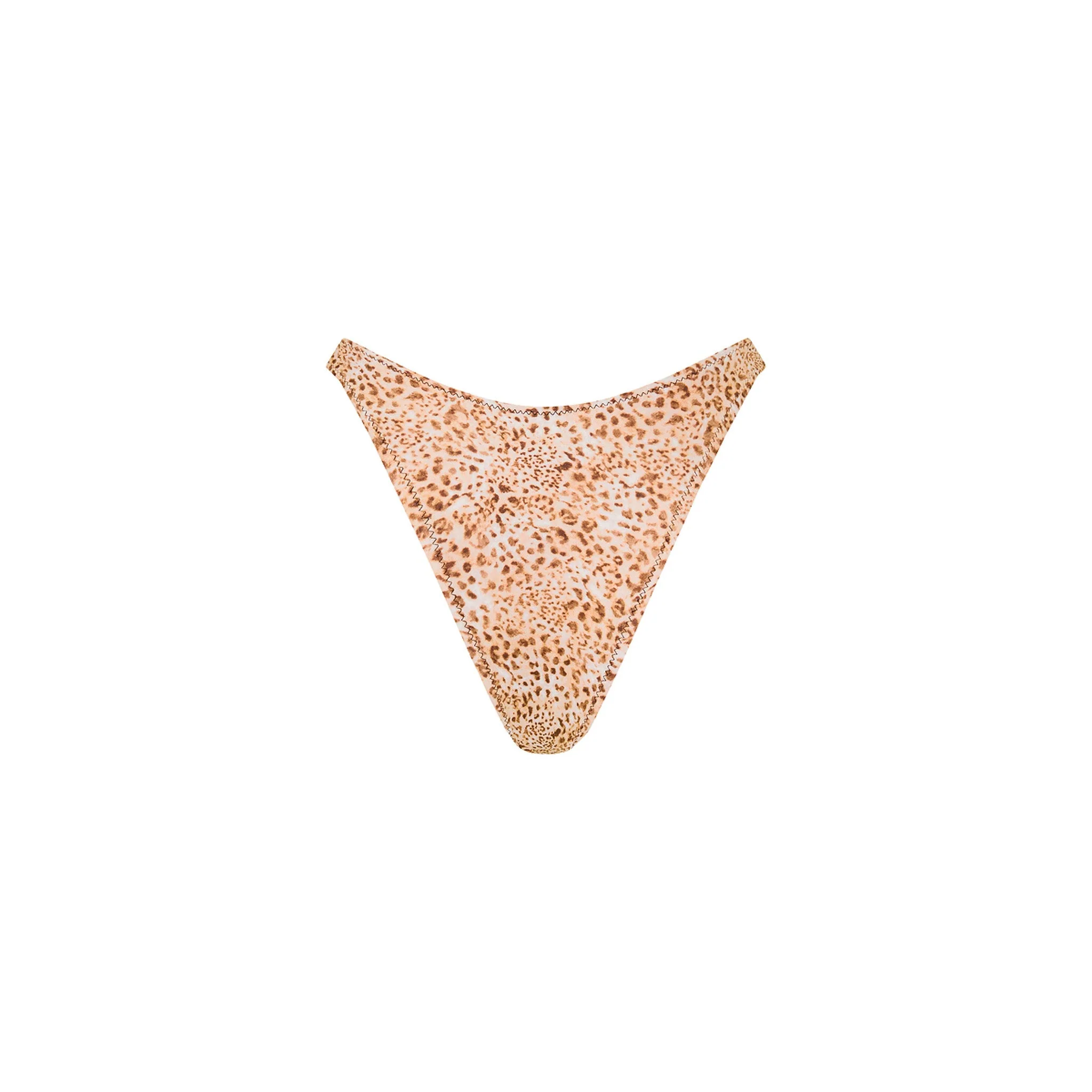 High Leg Vintage Bikini Bottom - Wild Skies - Image 10