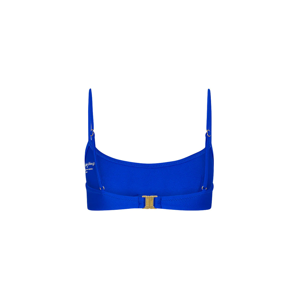 Invisible Underwire Crop Bikini Top - Blue Lagoon - Image 9