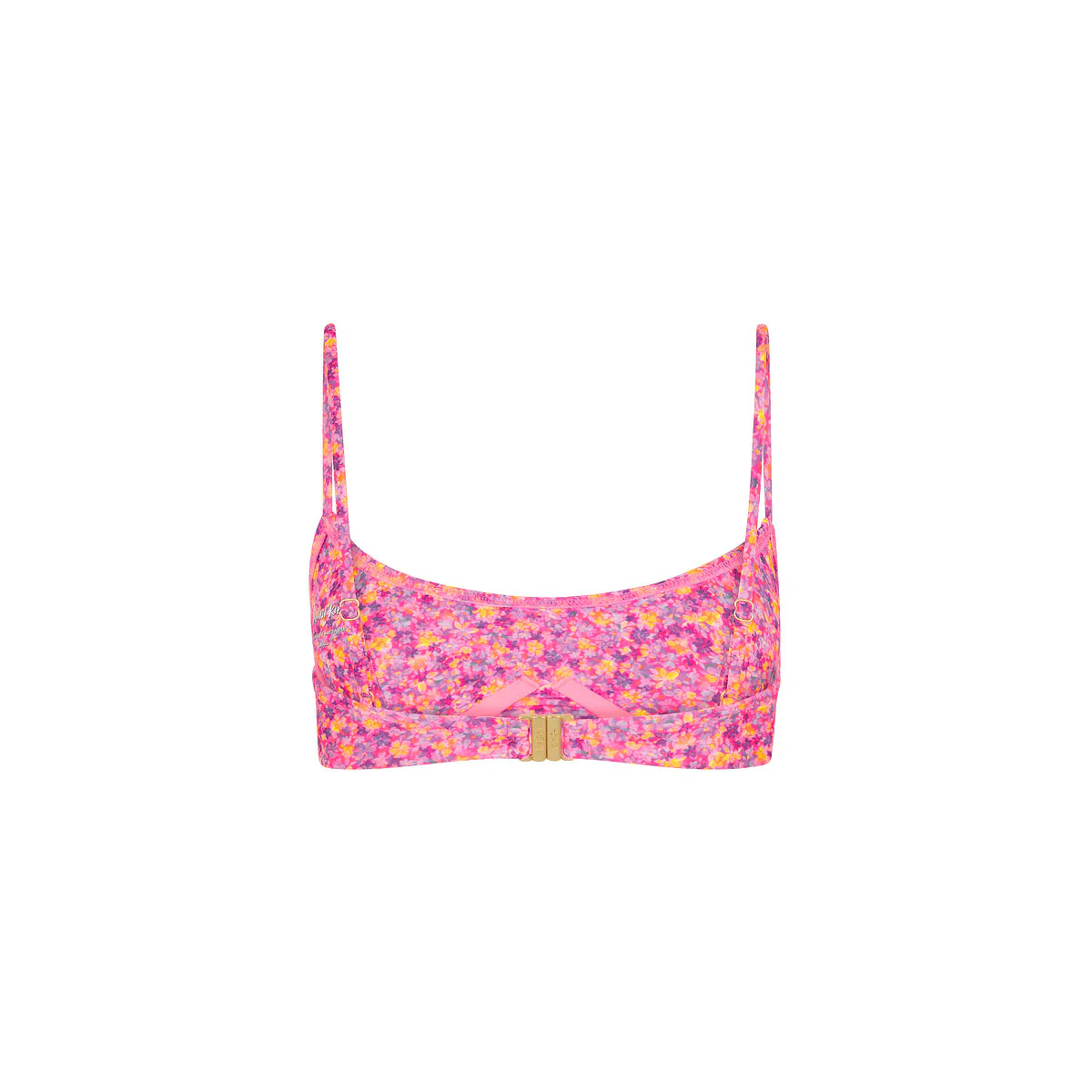 Invisible Underwire Crop Bikini Top - Gelato Bloom - Image 8