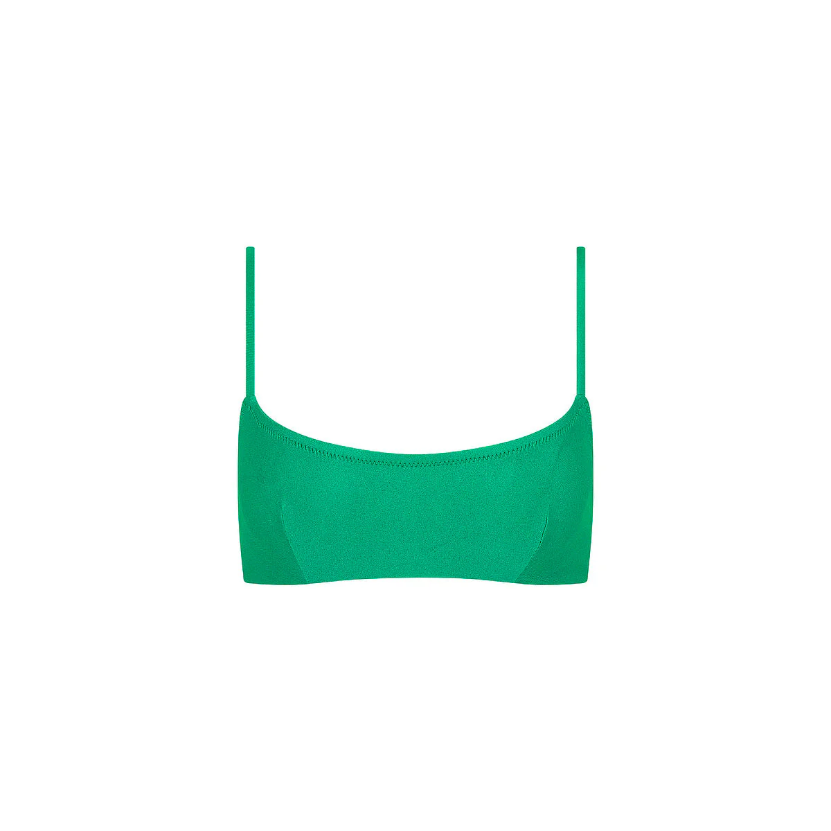 Invisible Underwire Crop Bikini Top - Island Lush
