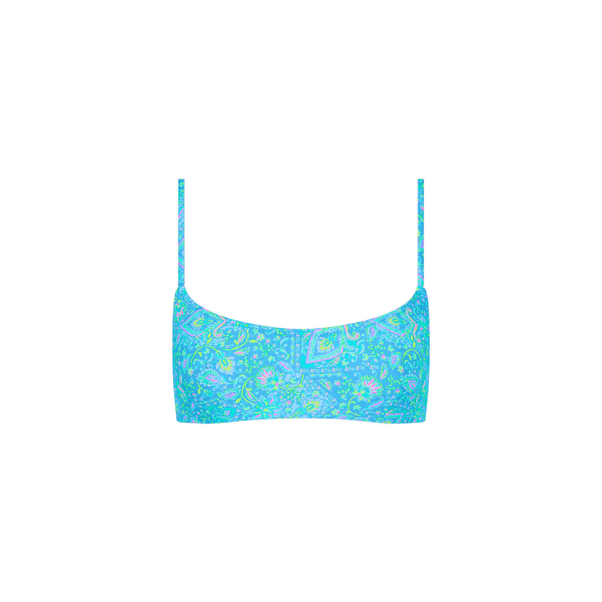 Invisible Underwire Crop Bikini Top - Stargaze