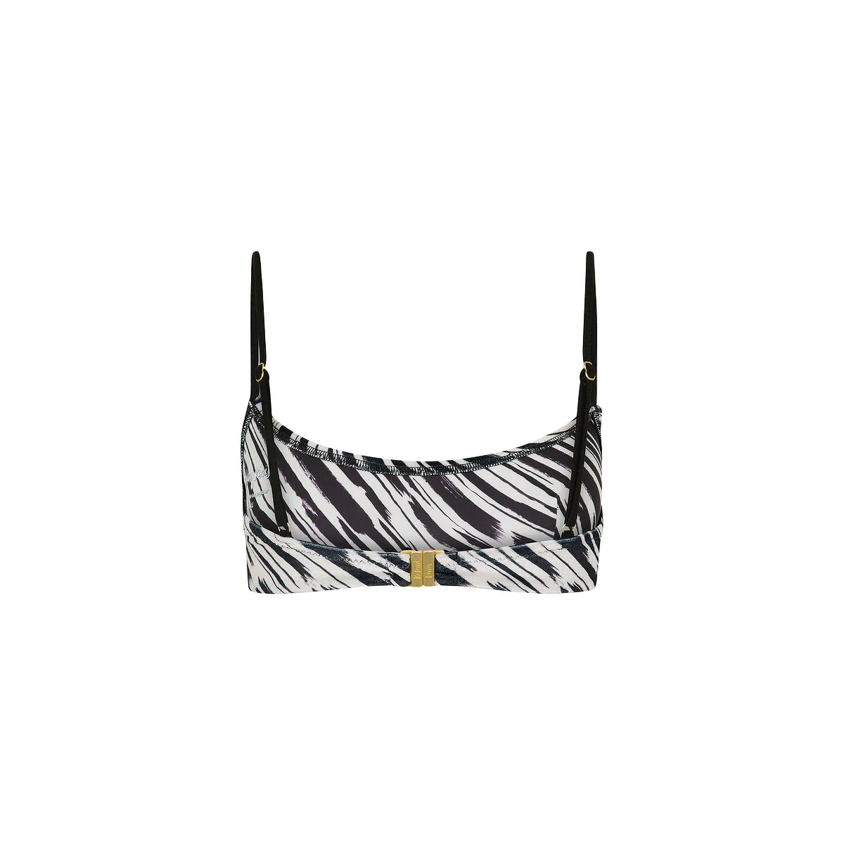 Invisible Underwire Crop Bikini Top - Wild Honey - Image 8