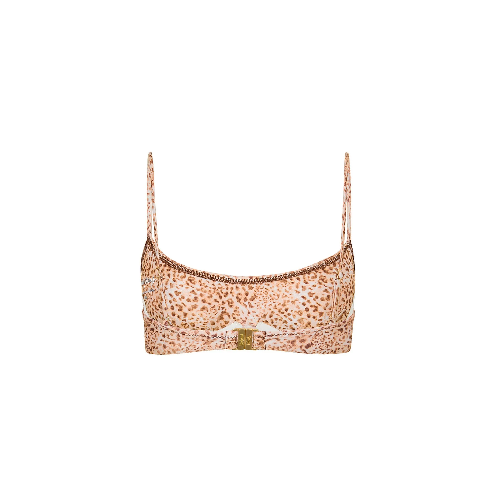 Invisible Underwire Crop Bikini Top - Wild Skies - Image 8