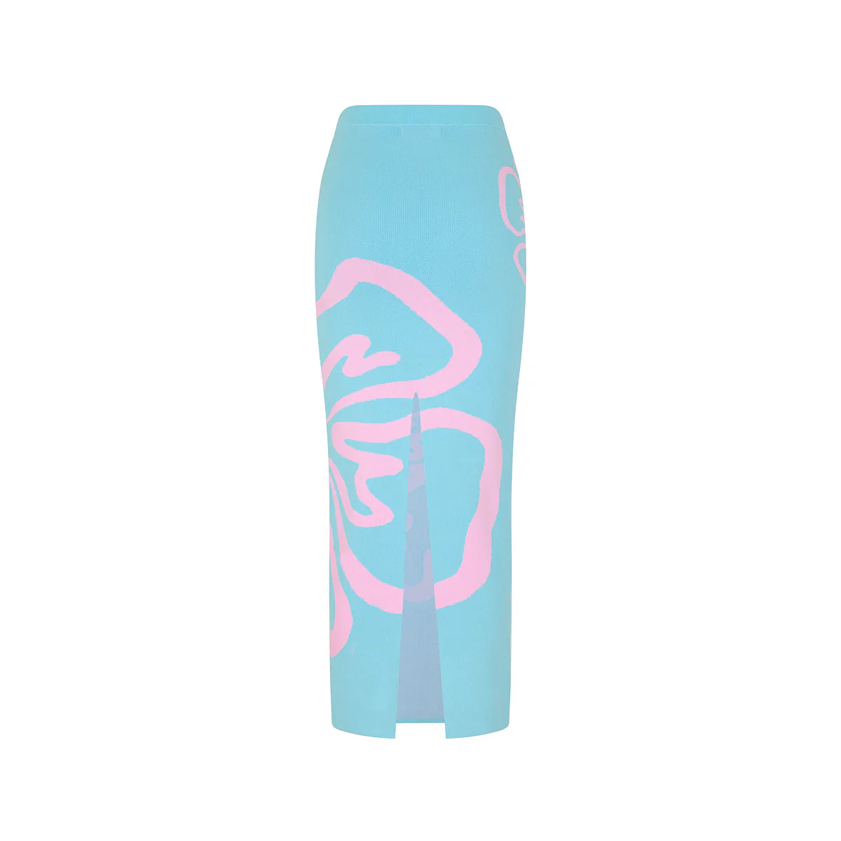 Knit Midi Skirt - Island Sky - Image 10