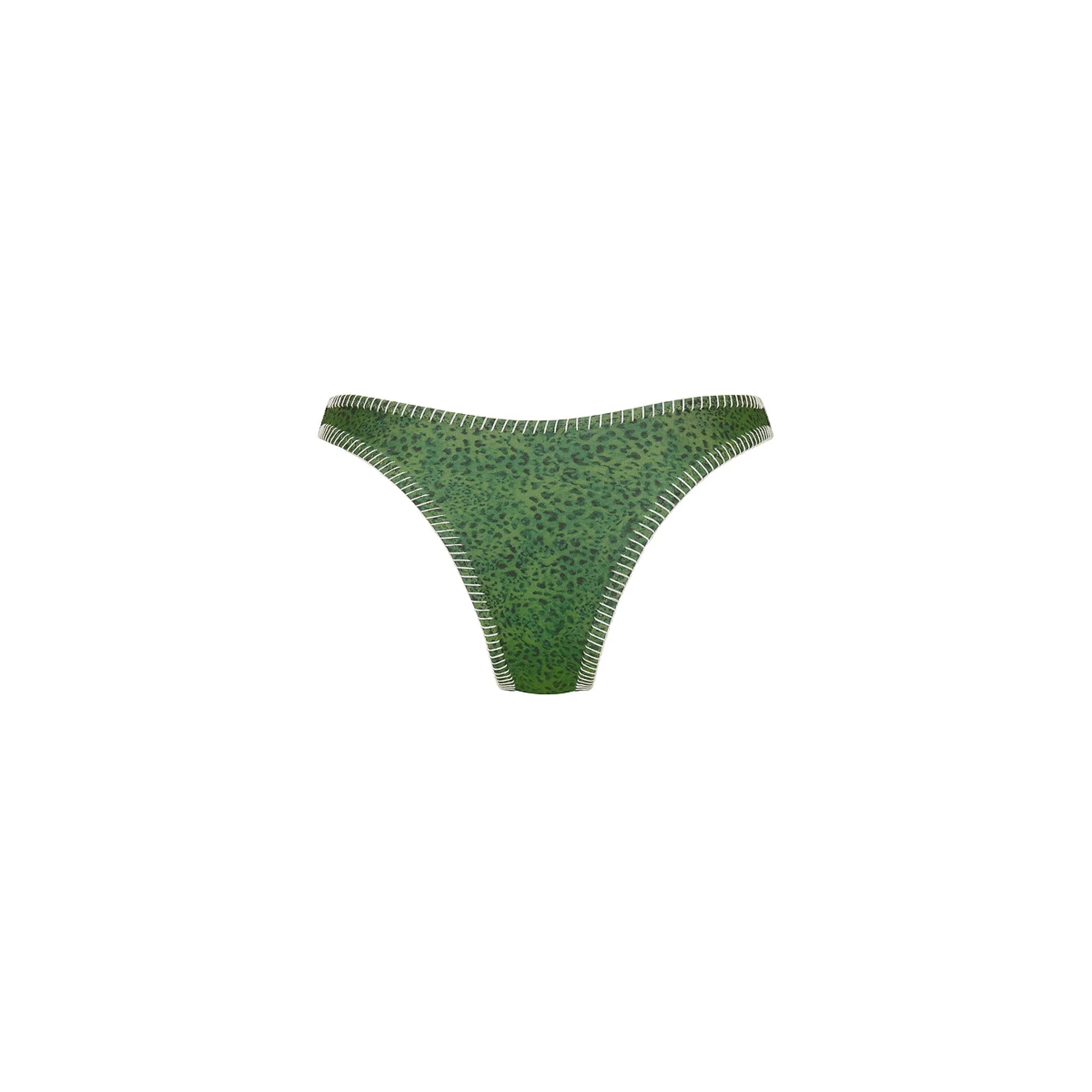 Lace Stitch High Leg Vintage Bikini Bottom - Wild Wonder - Image 10