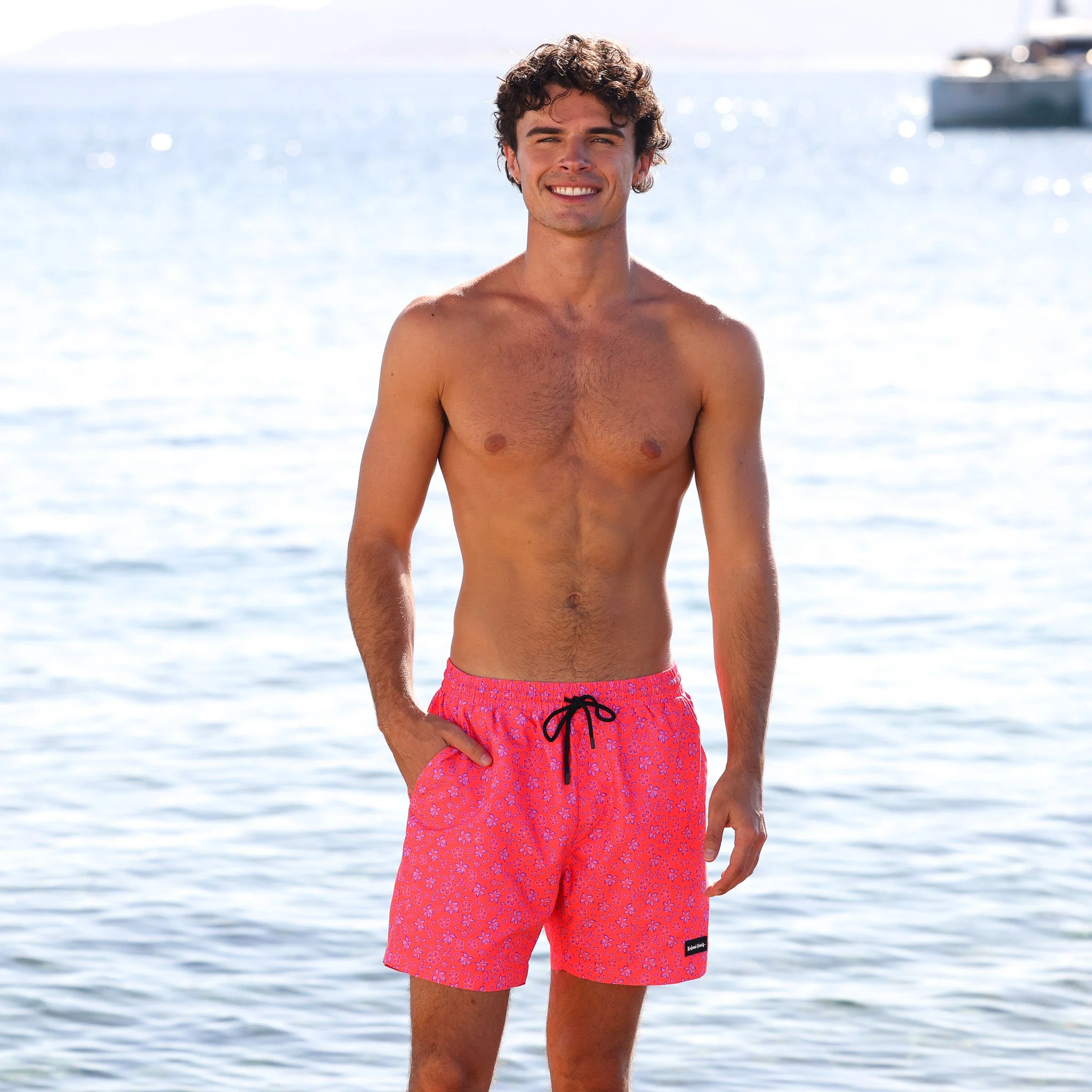 Men's Swim Trunks - Kiss Me - Image 2