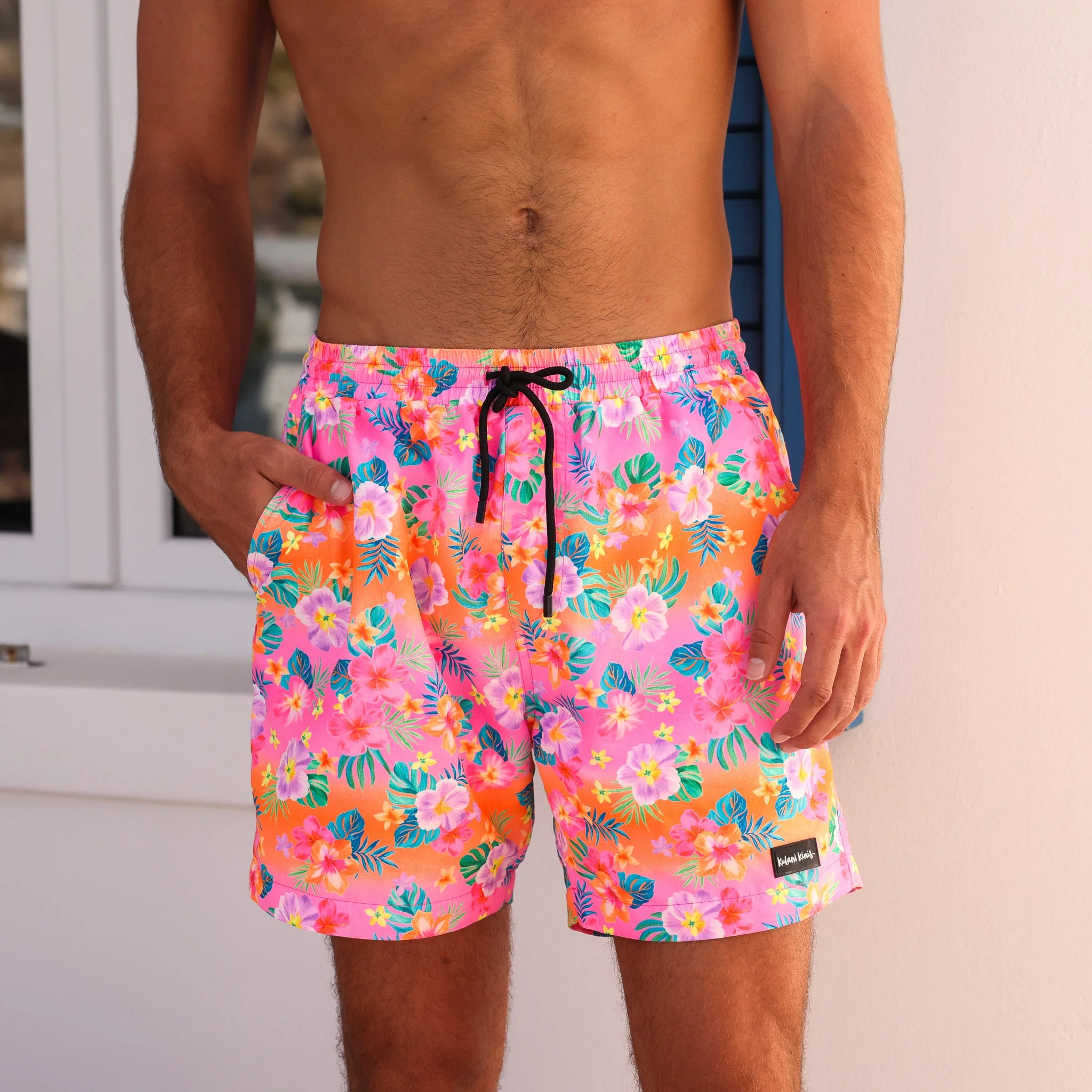 Men's Swim Trunks - Summer Glow - Image 3