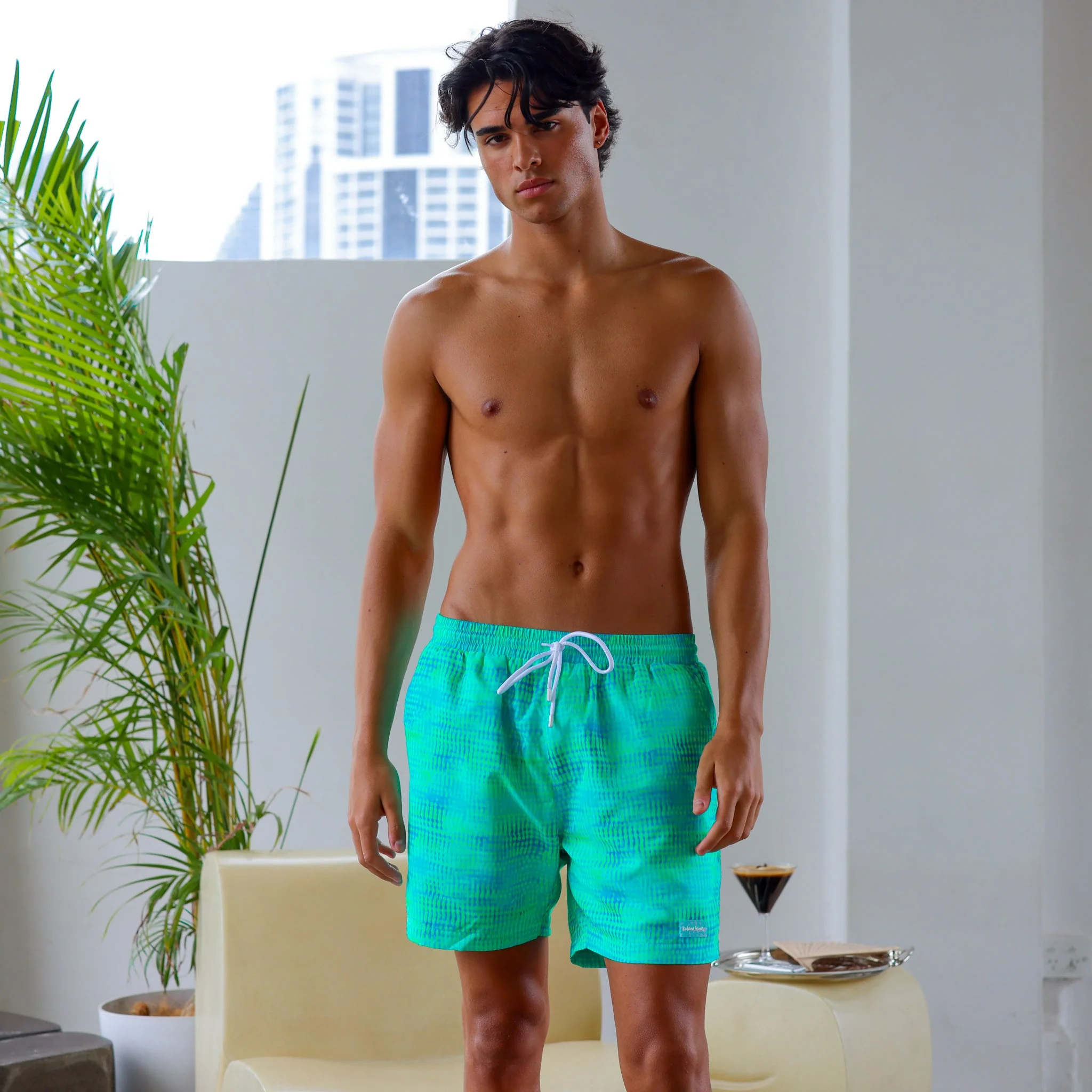 Men's Swim Trunks - Summer Seas - Image 2