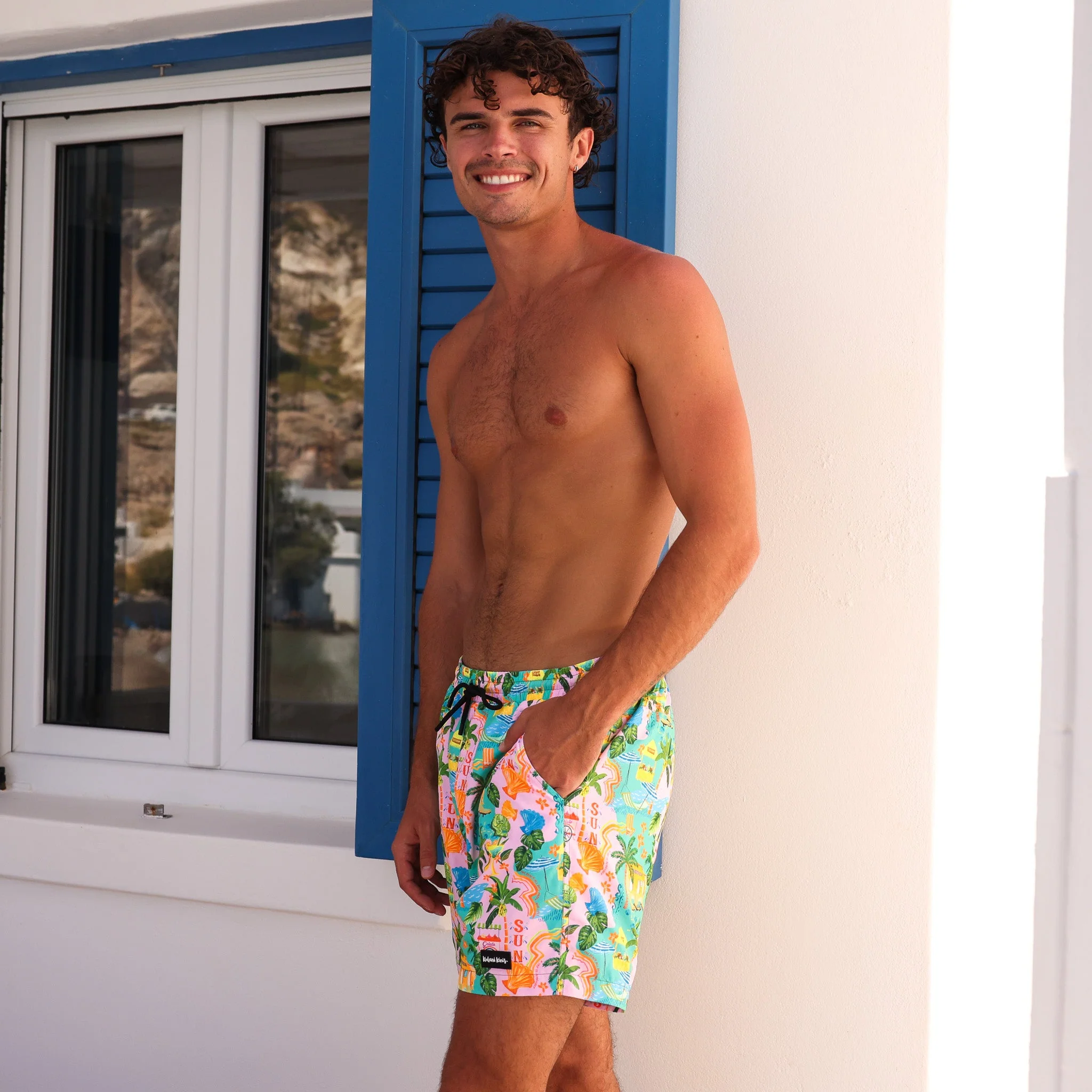 Men's Swim Trunks - Sunlit Spritz - Image 5