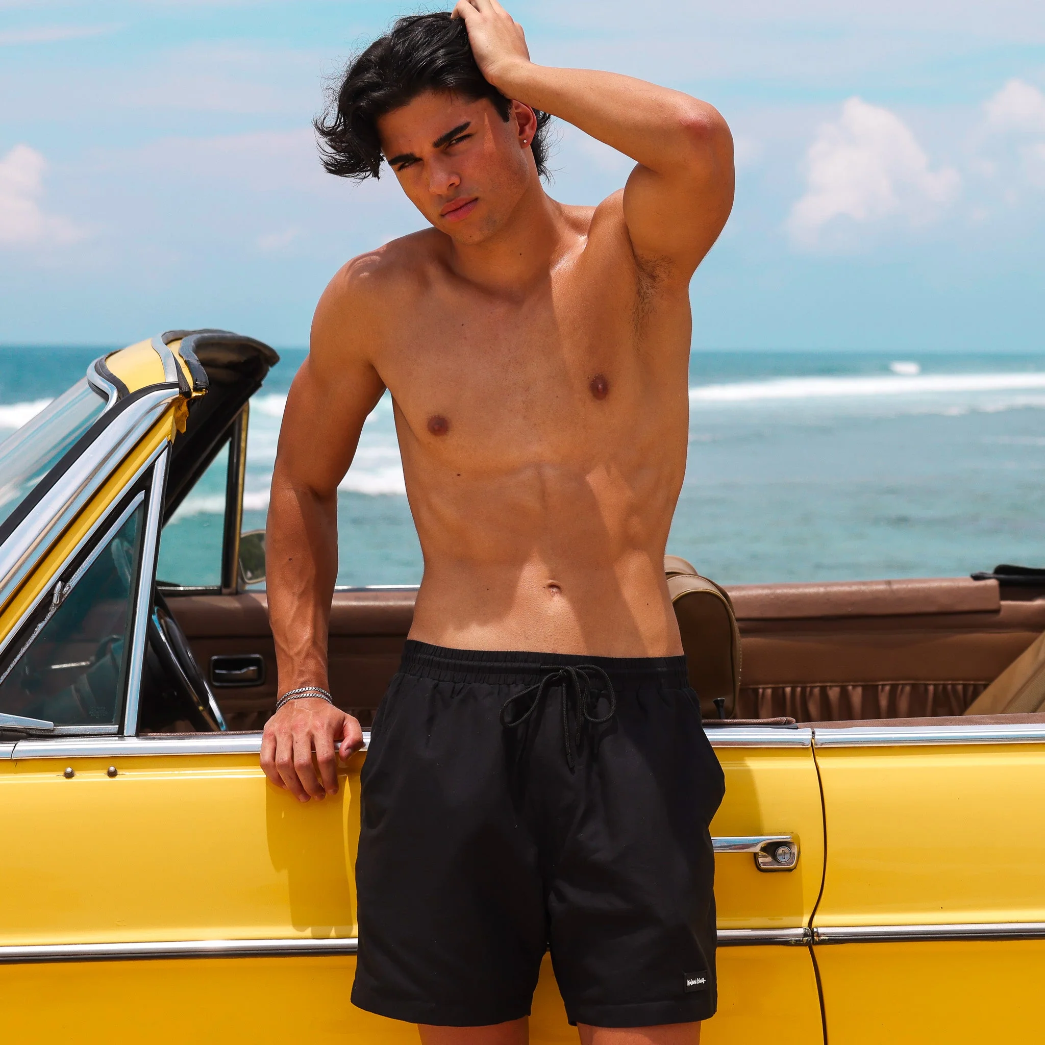 Men's Swim Trunks - Twilight Black - Image 3