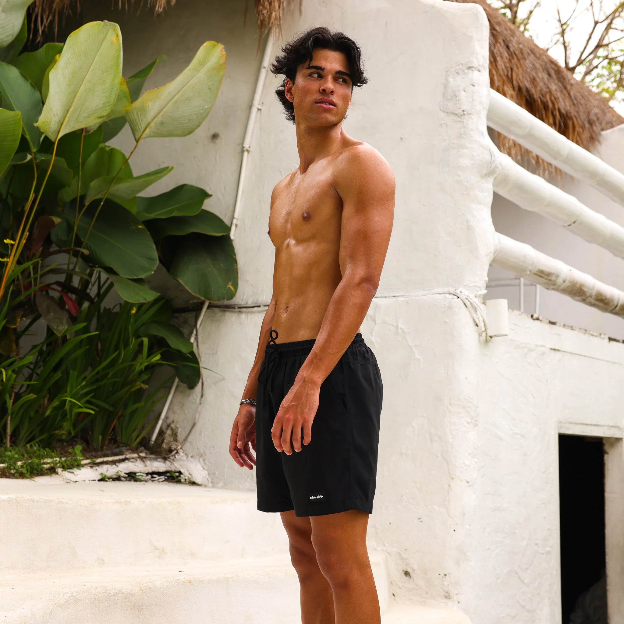 Men's Swim Trunks - Twilight Black - Image 4