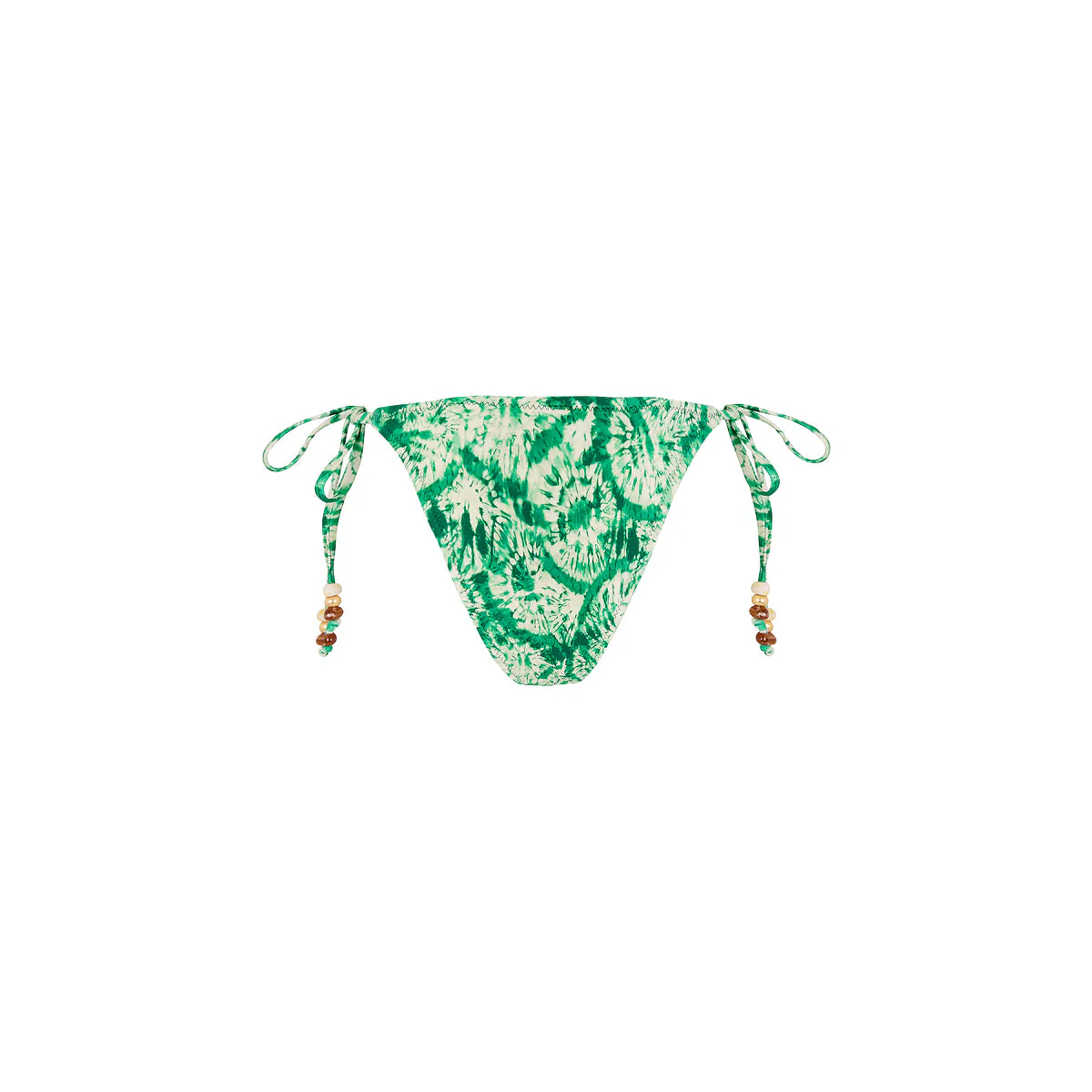 Ring Cheeky Tie Bikini Bottom - Emerald Tides - Image 10