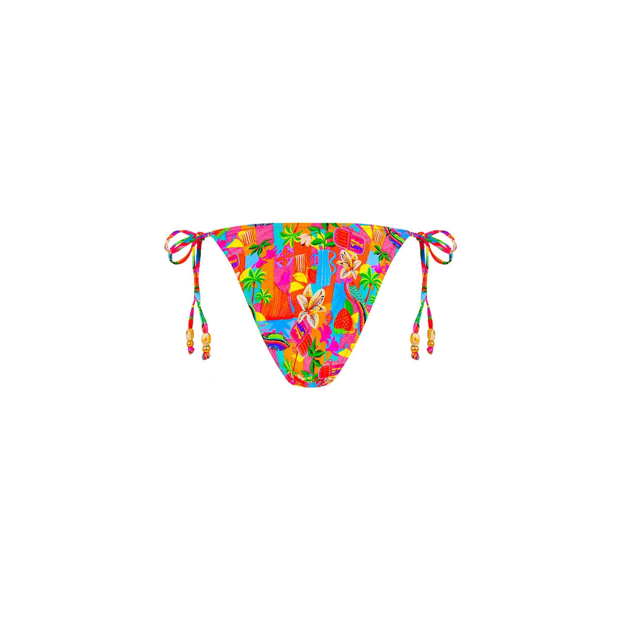 Ring Cheeky Tie Bikini Bottom - Havana Haven - Image 10