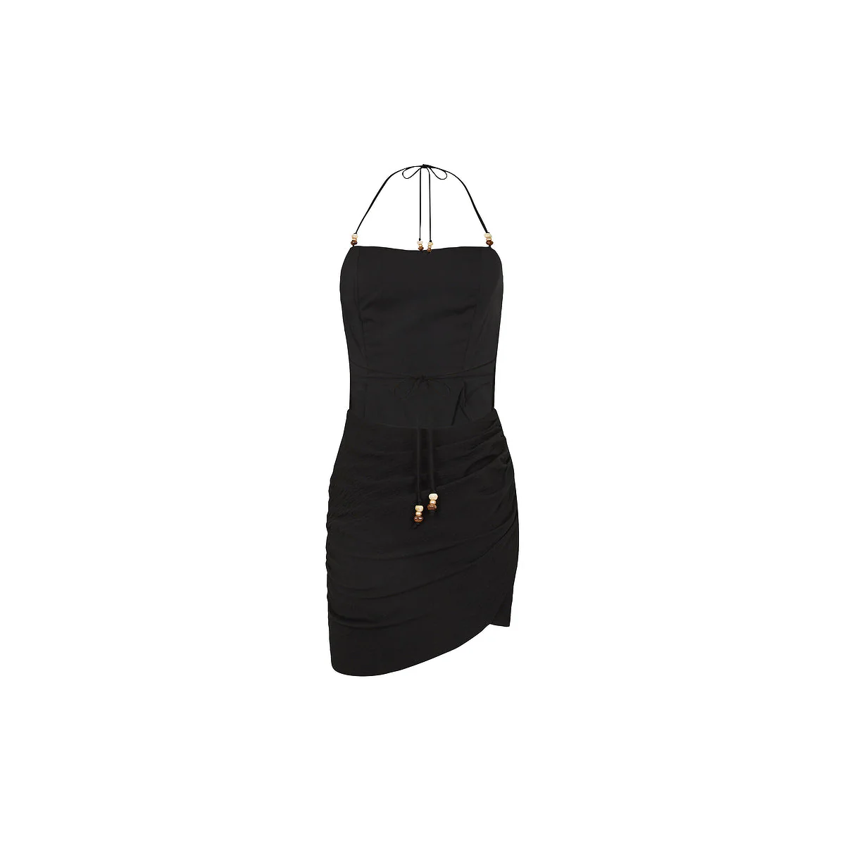 Ruched Side Mini Dress - Twilight Black - Image 10