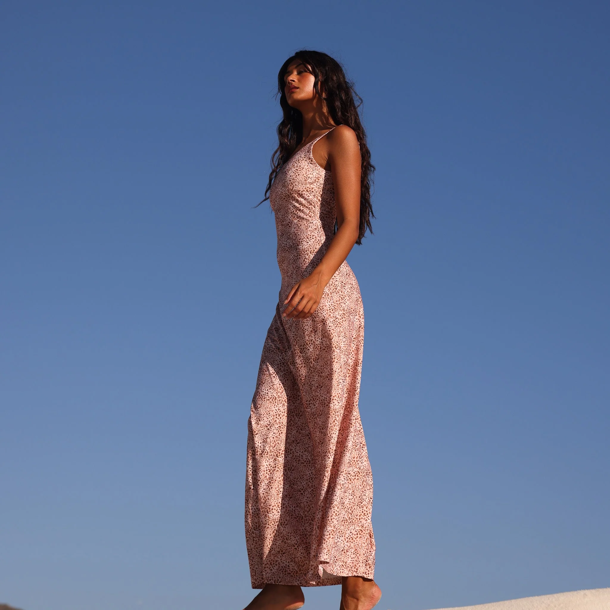 Scoop Low Back Maxi Dress - Wild Skies - Image 6