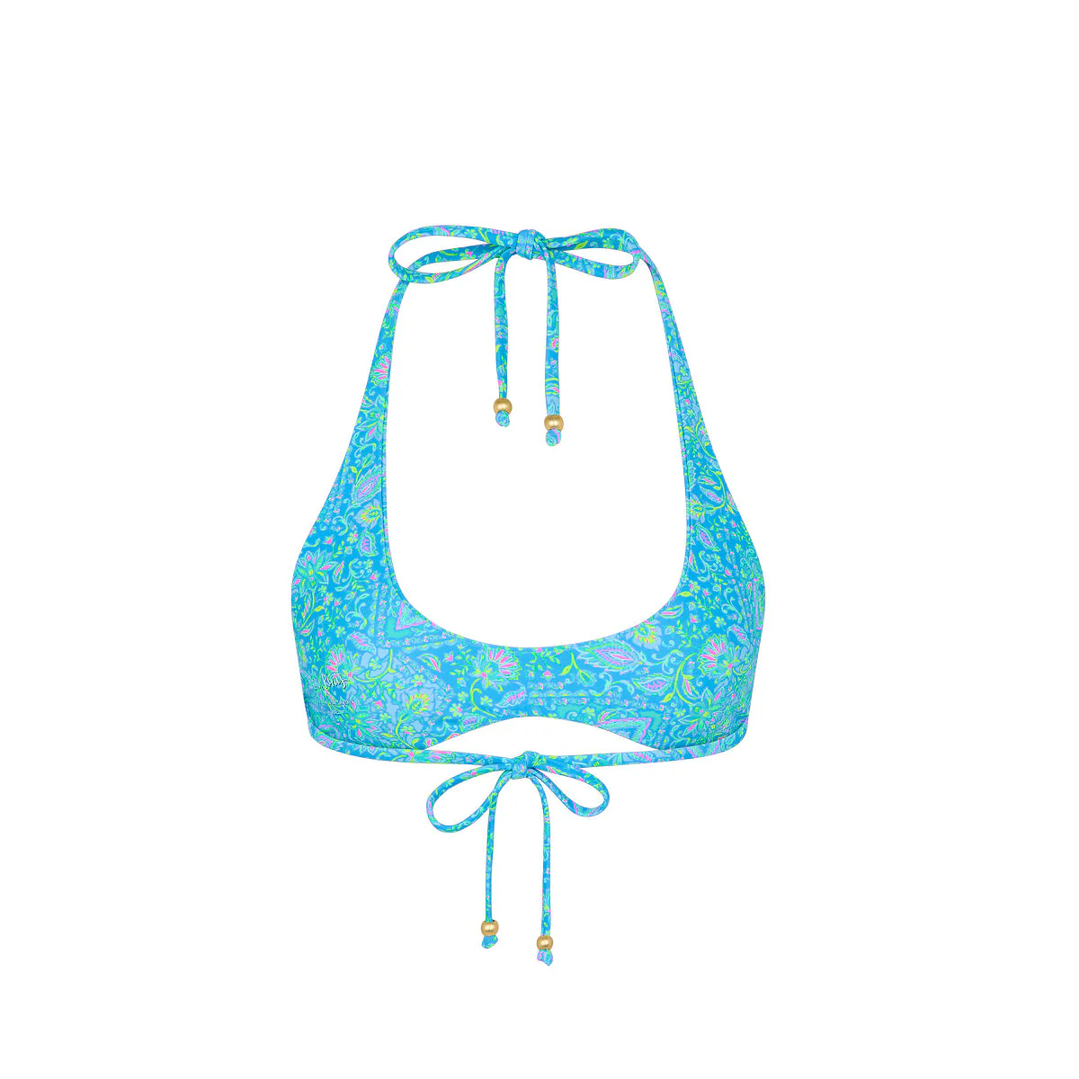 Scoop Mini Halter Crop Bikini Top - Stargaze - Image 10