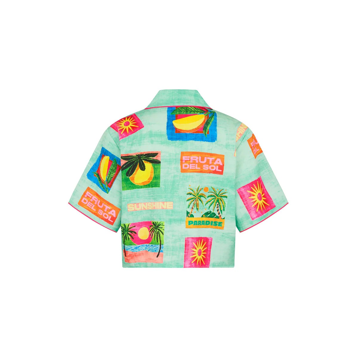 Short Sleeve Summer Shirt - Ocean Honey - Image 7